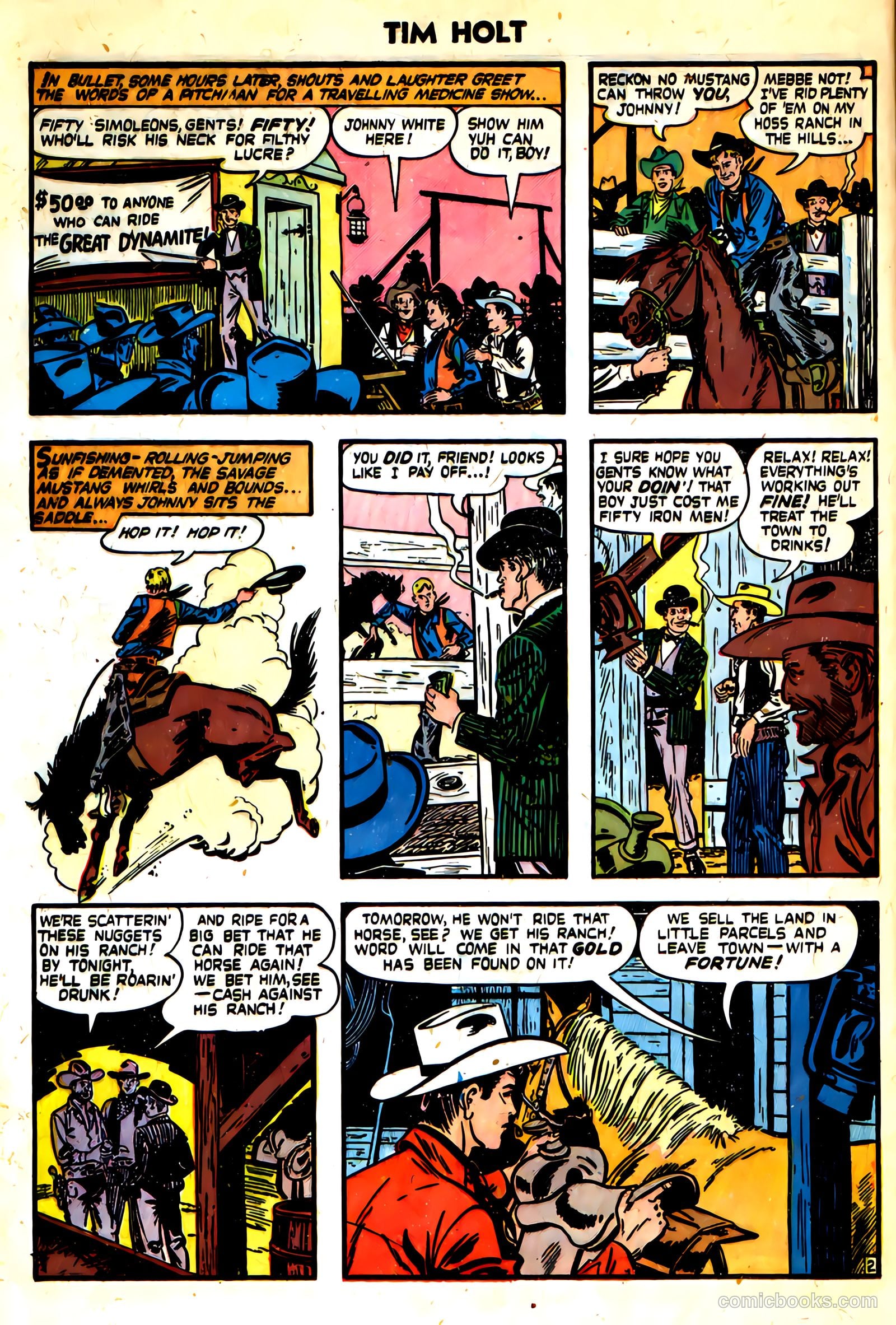 Tim Holt #20 (1950) — page 12 of 36