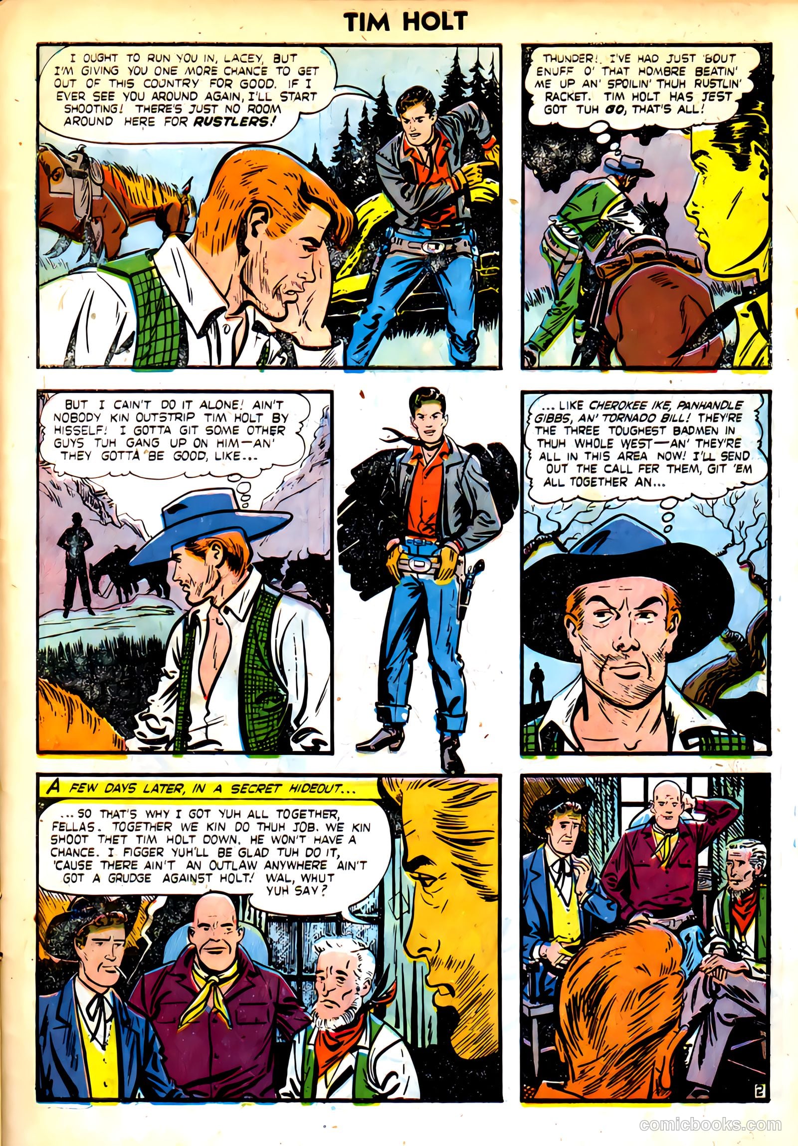 Tim Holt #20 (1950) — page 27 of 36