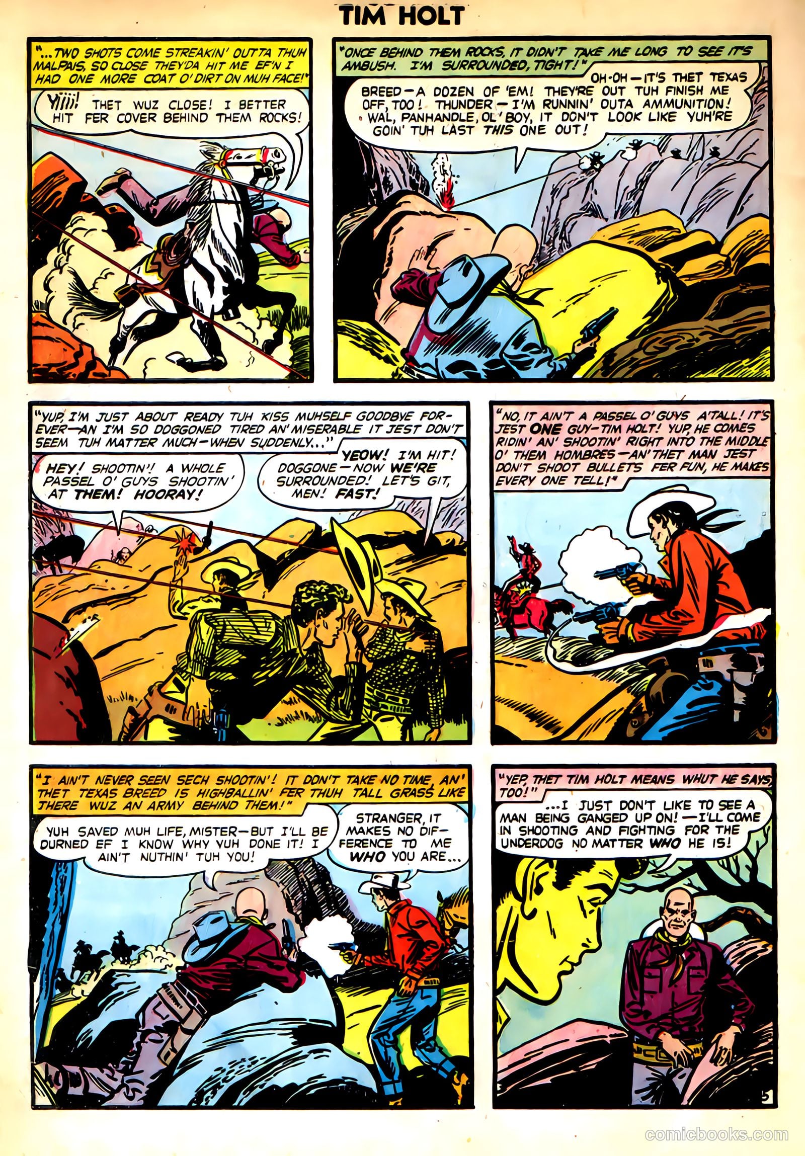 Tim Holt #20 (1950) — page 30 of 36
