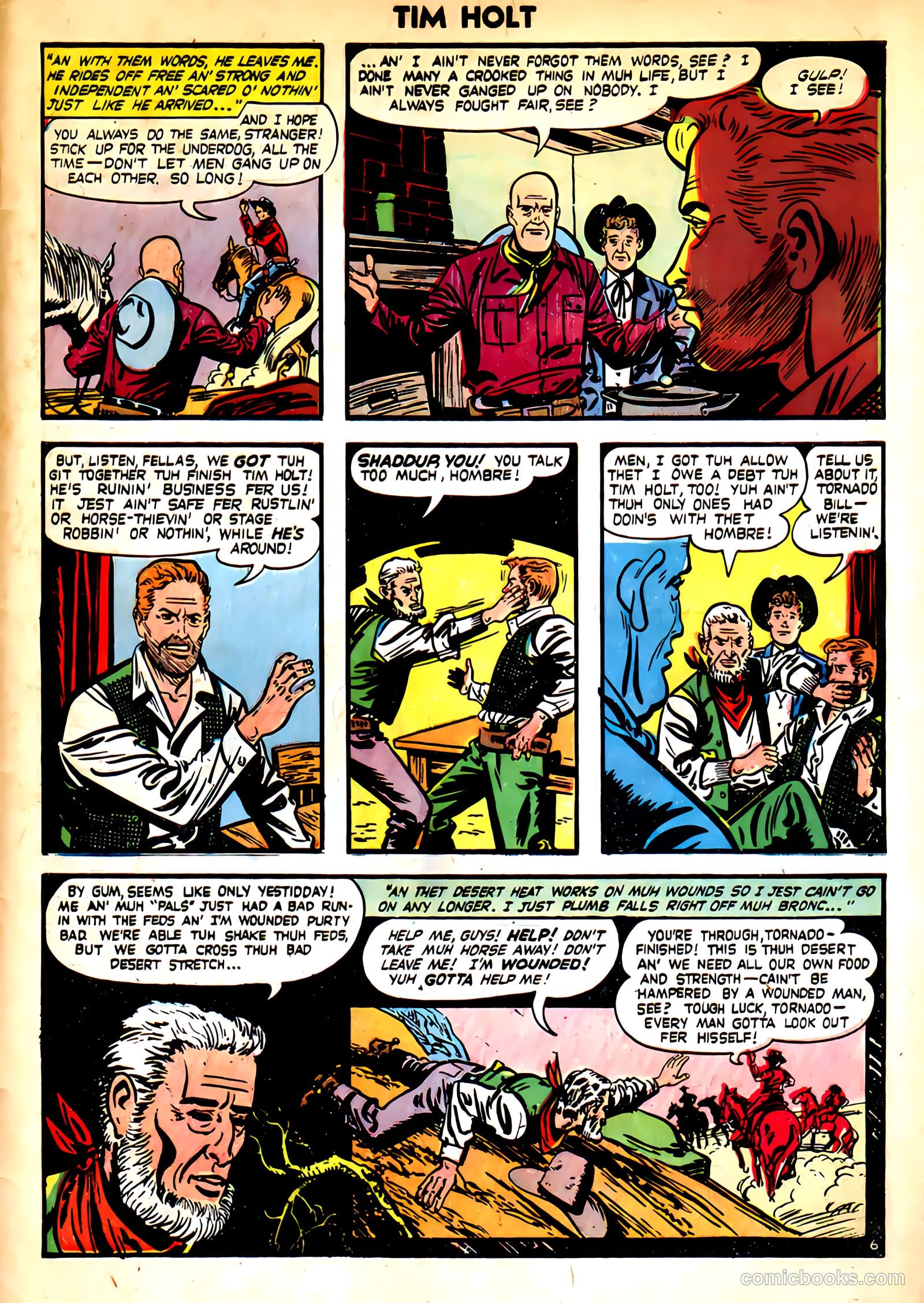 Tim Holt #20 (1950) — page 31 of 36