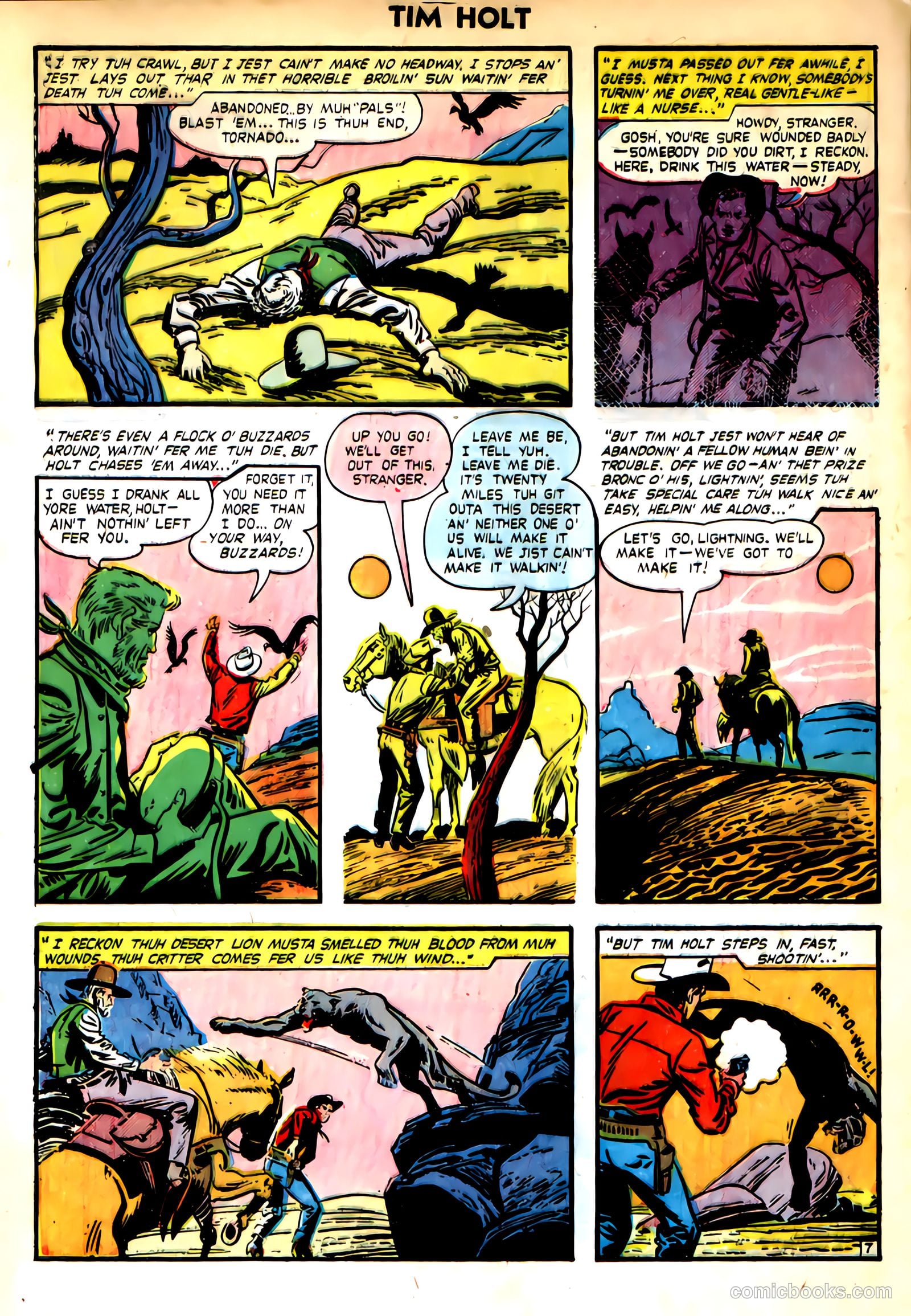 Tim Holt #20 (1950) — page 32 of 36
