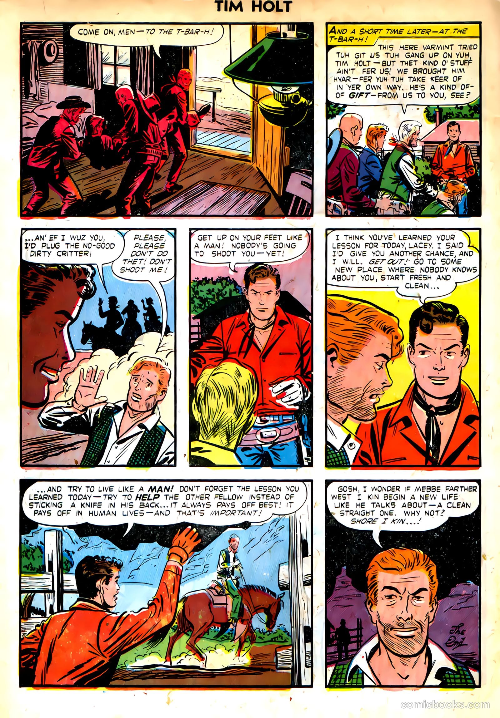 Tim Holt #20 (1950) — page 34 of 36