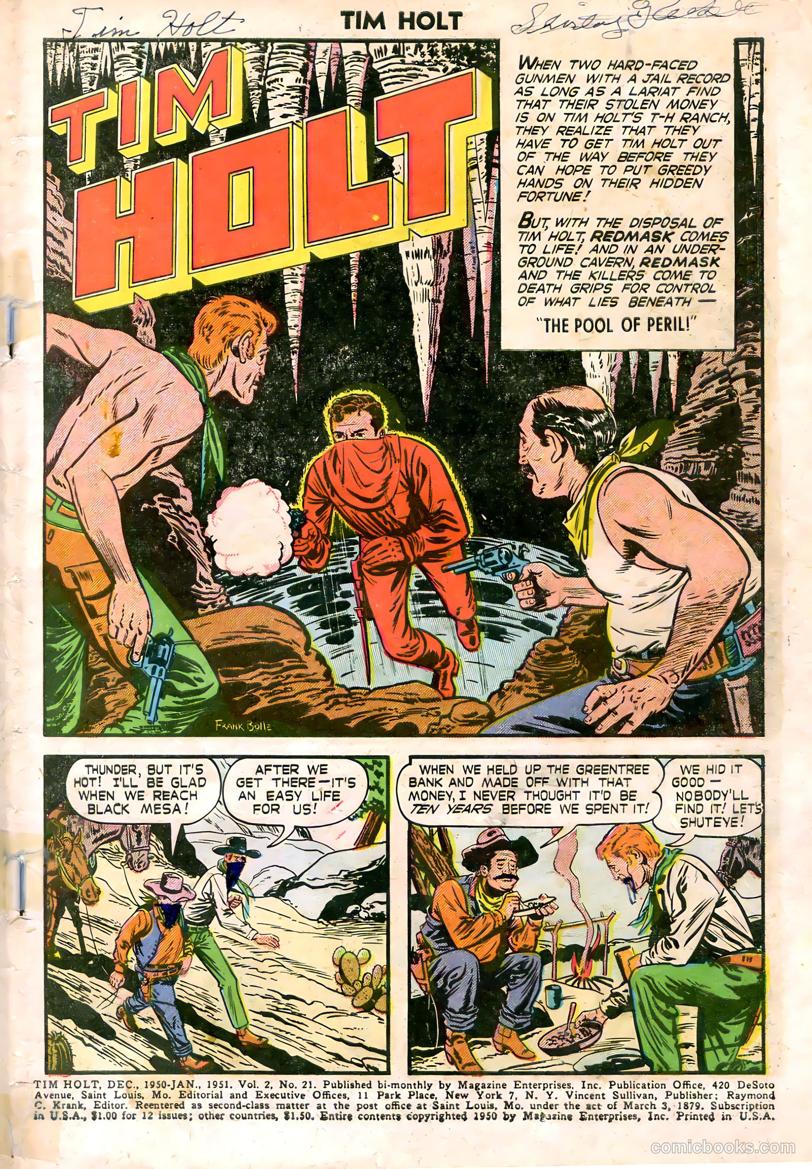 Tim Holt #21 (1950) — page 2 of 34