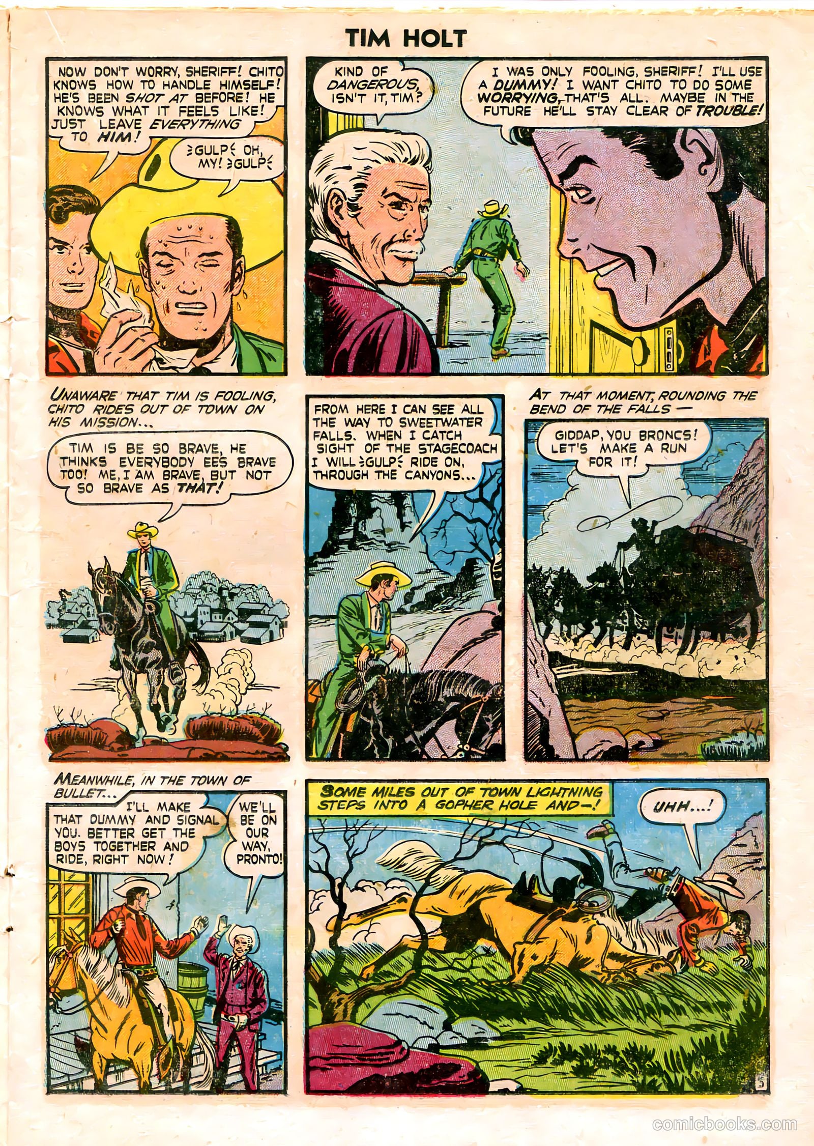 Tim Holt #21 (1950) — page 14 of 34