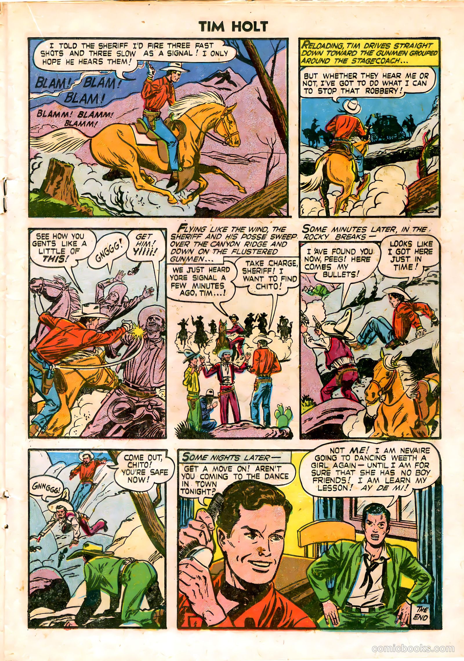 Tim Holt #21 (1950) — page 16 of 34