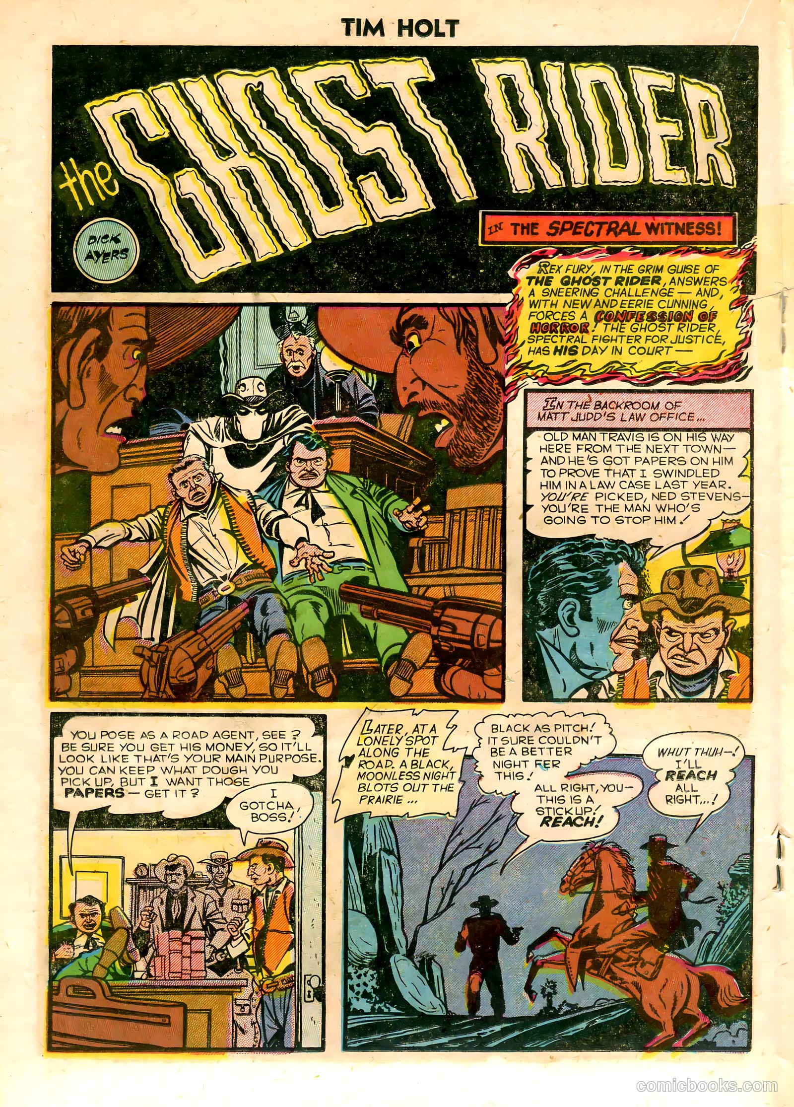 Tim Holt #21 (1950) — page 17 of 34