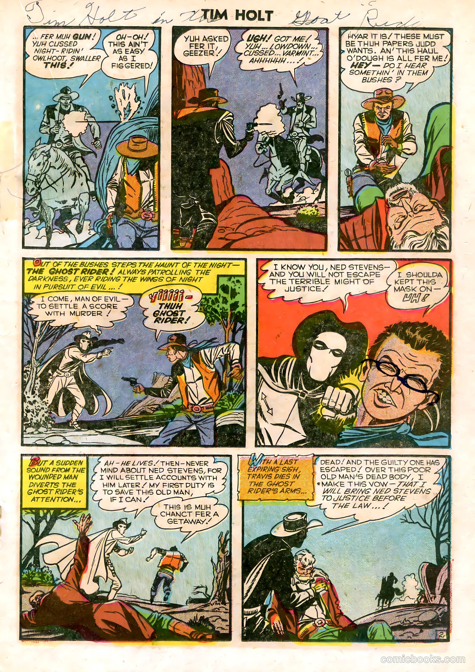 Tim Holt #21 (1950) — page 18 of 34