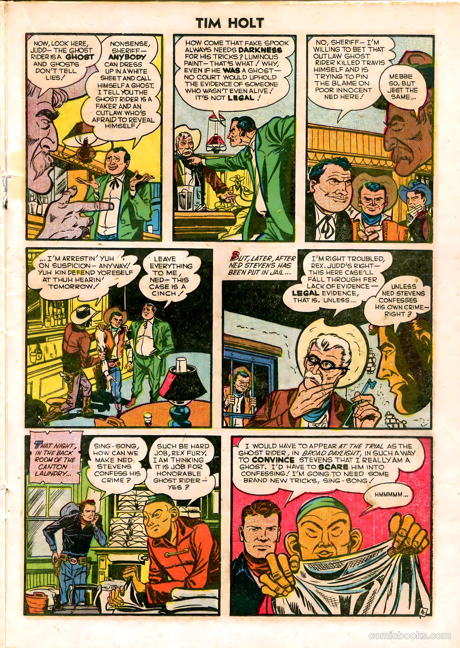 Tim Holt #21 (1950) — page 20 of 34