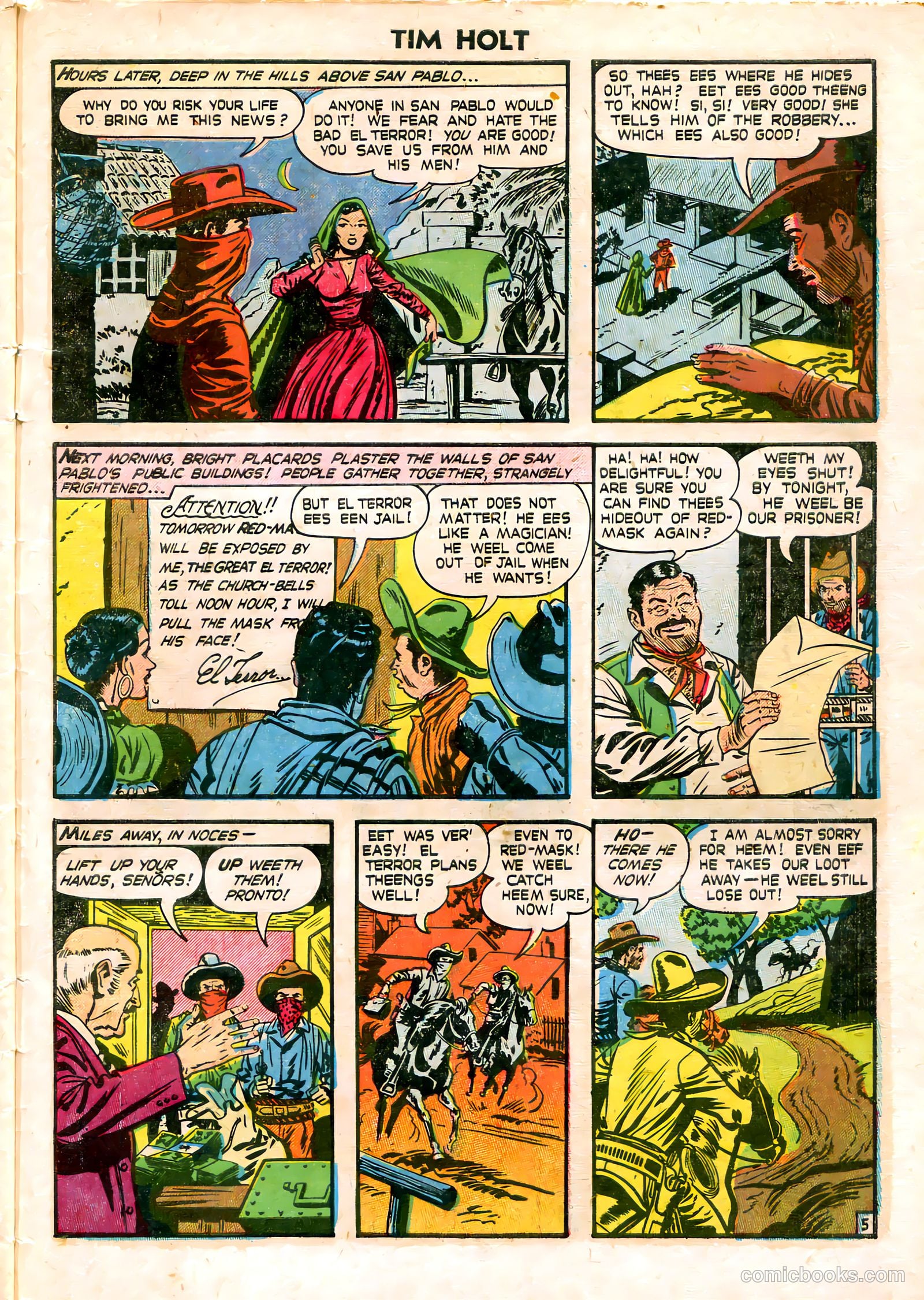 Tim Holt #21 (1950) — page 30 of 34