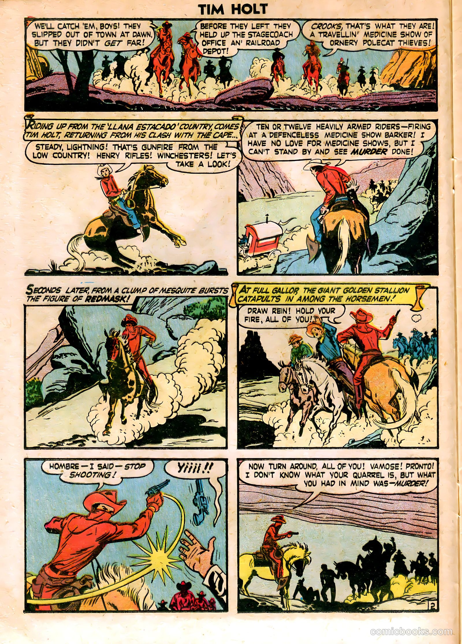 Tim Holt #22 (1951) — page 12 of 36