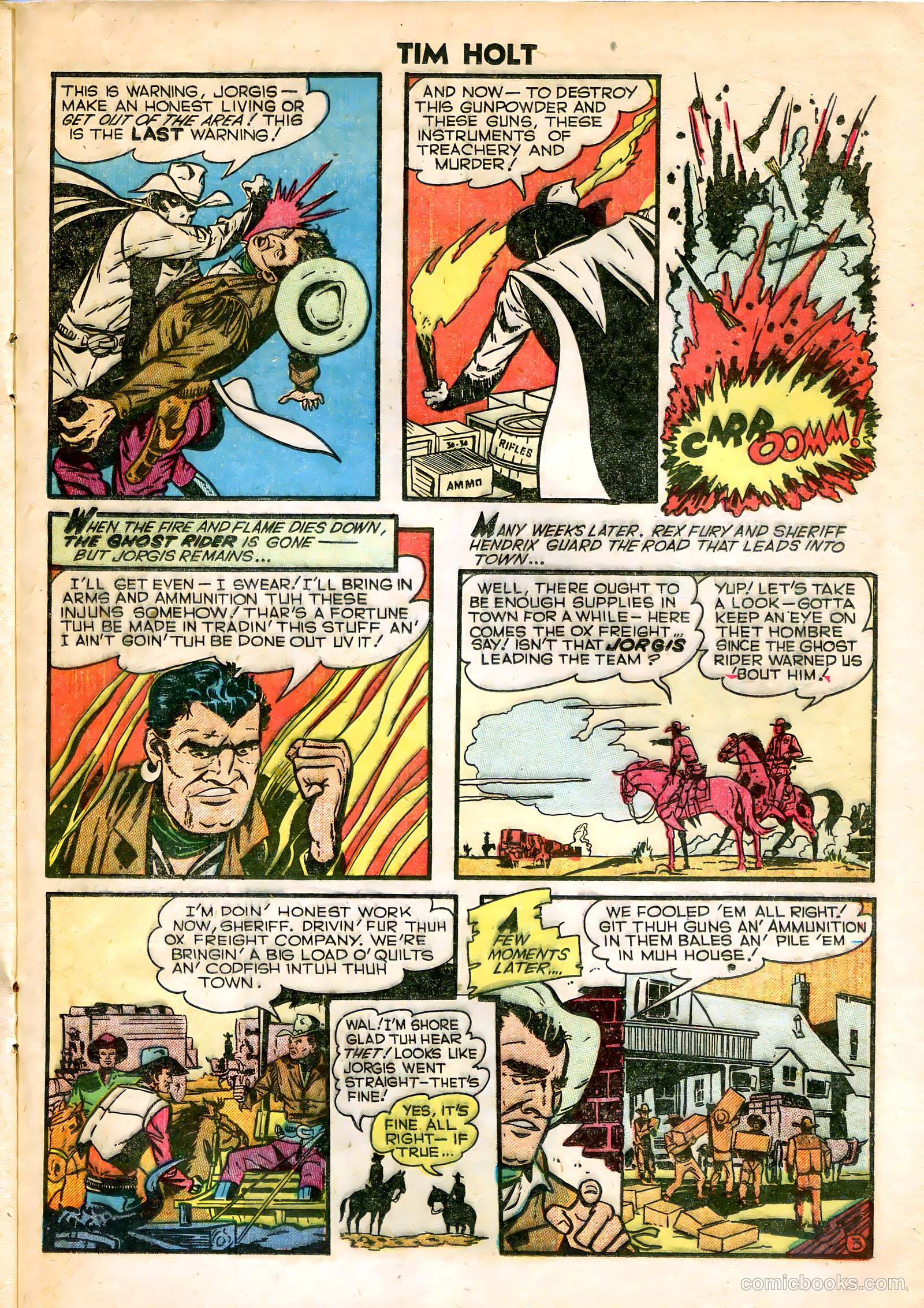 Tim Holt #22 (1951) — page 21 of 36