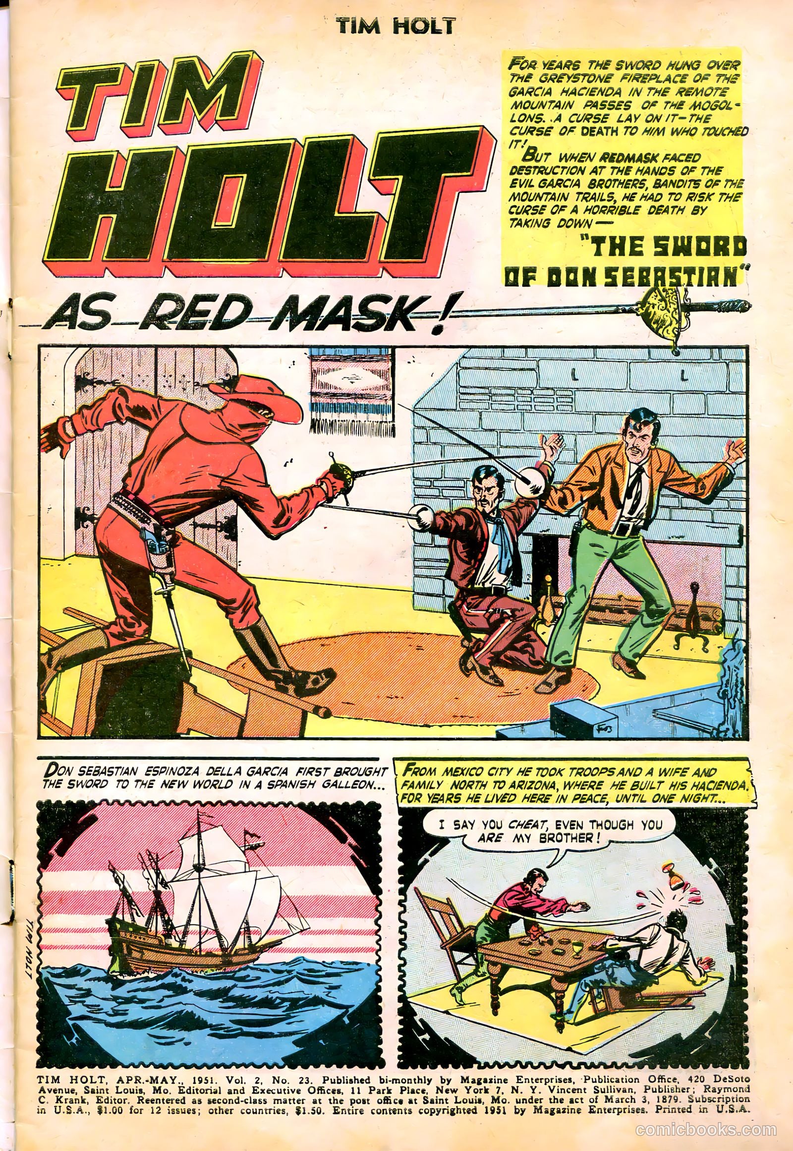 Tim Holt #23 (1951) — page 3 of 36