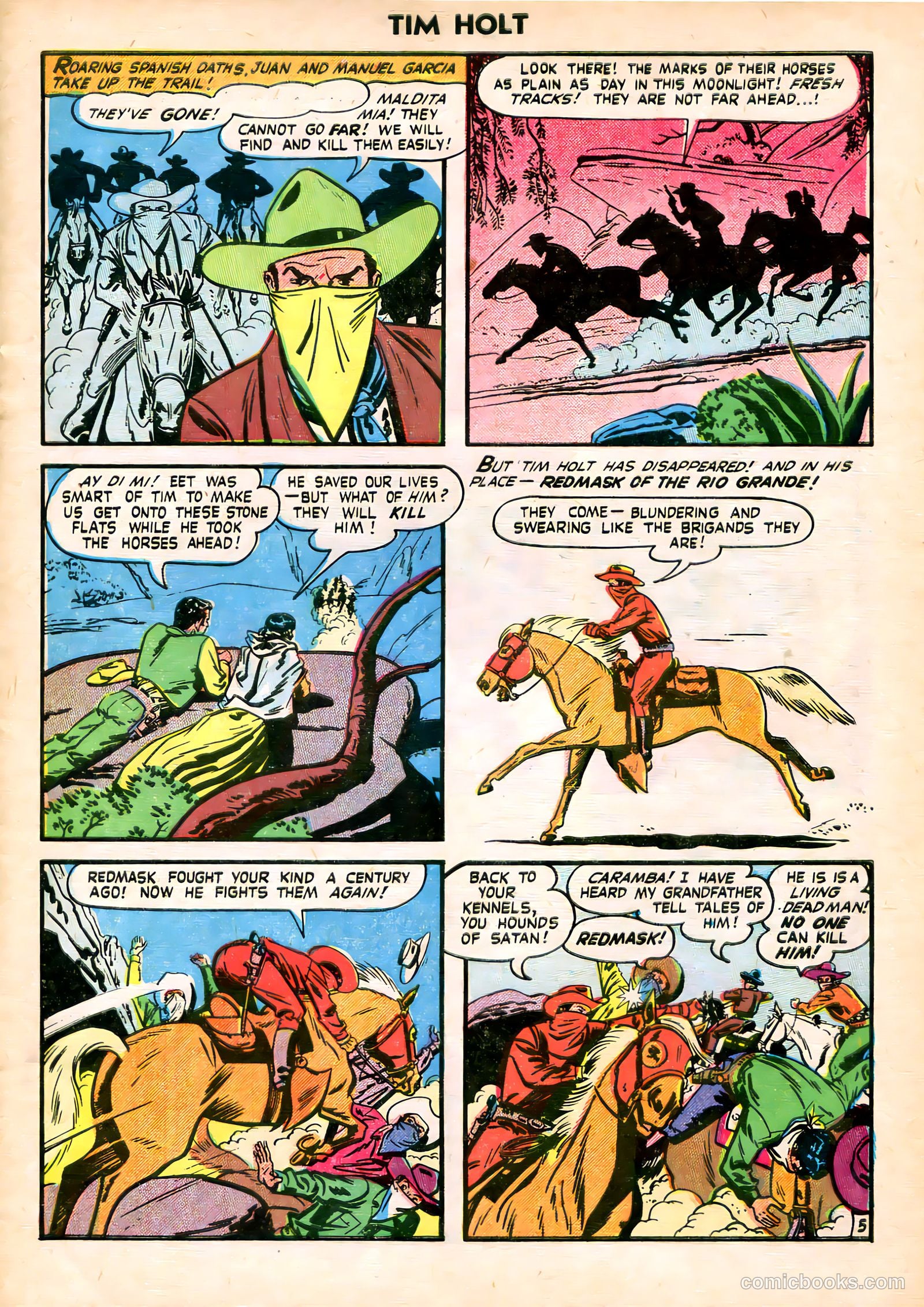 Tim Holt #23 (1951) — page 7 of 36