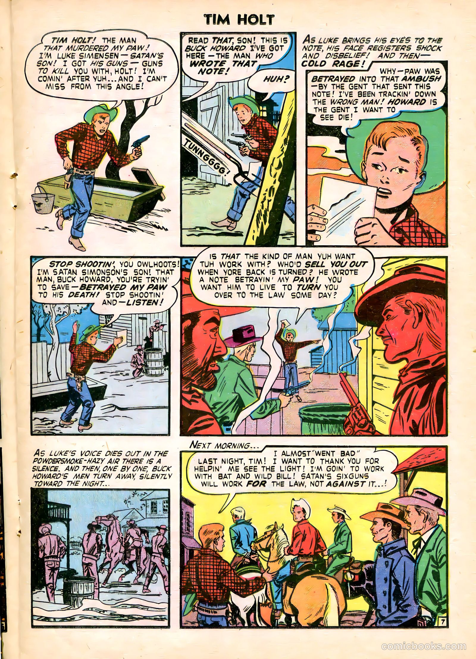 Tim Holt #23 (1951) — page 17 of 36