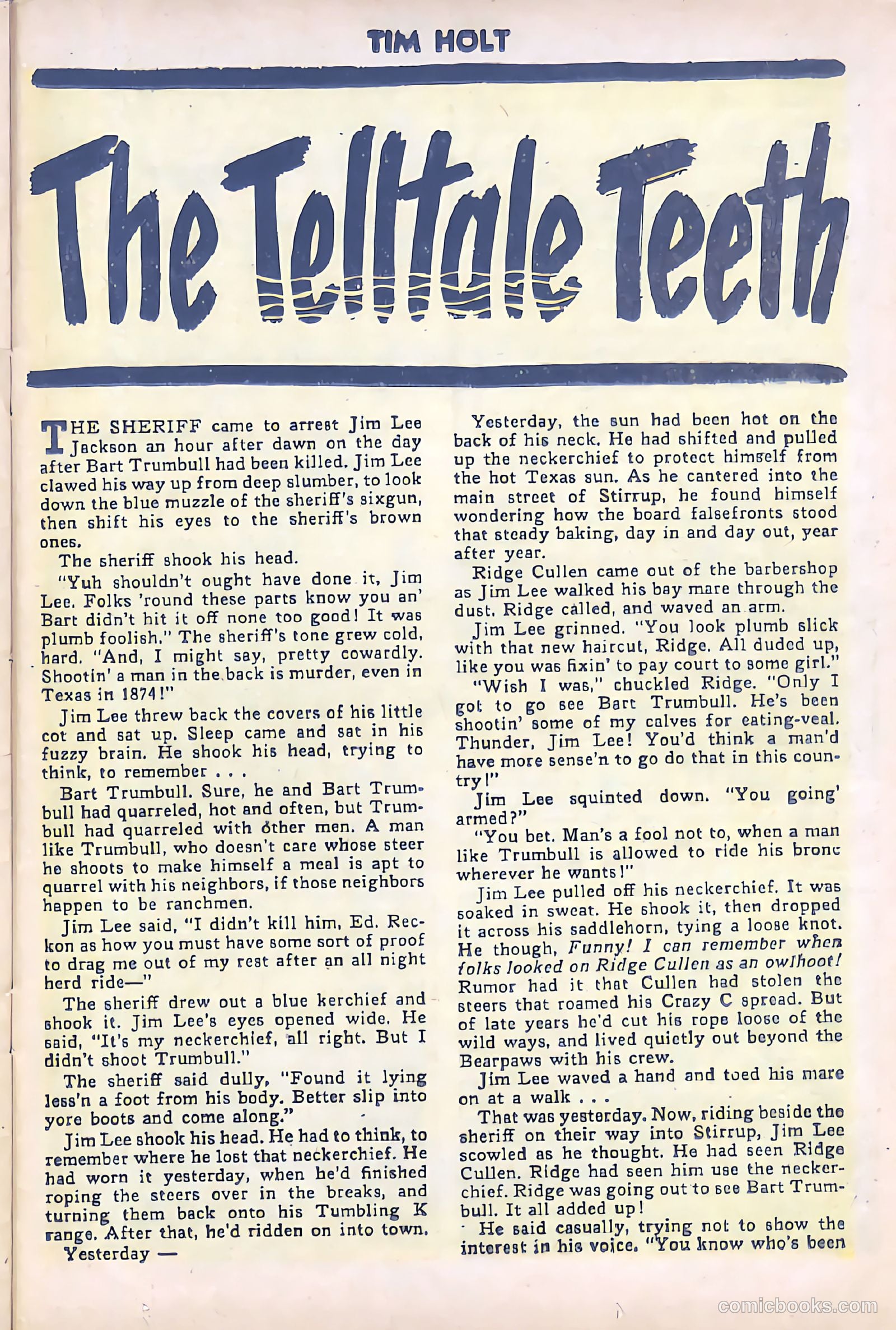 Tim Holt #23 (1951) — page 25 of 36