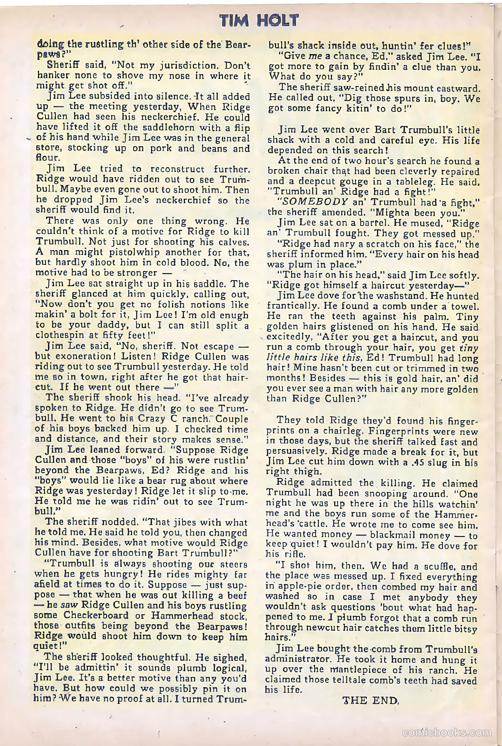 Tim Holt #23 (1951) — page 26 of 36