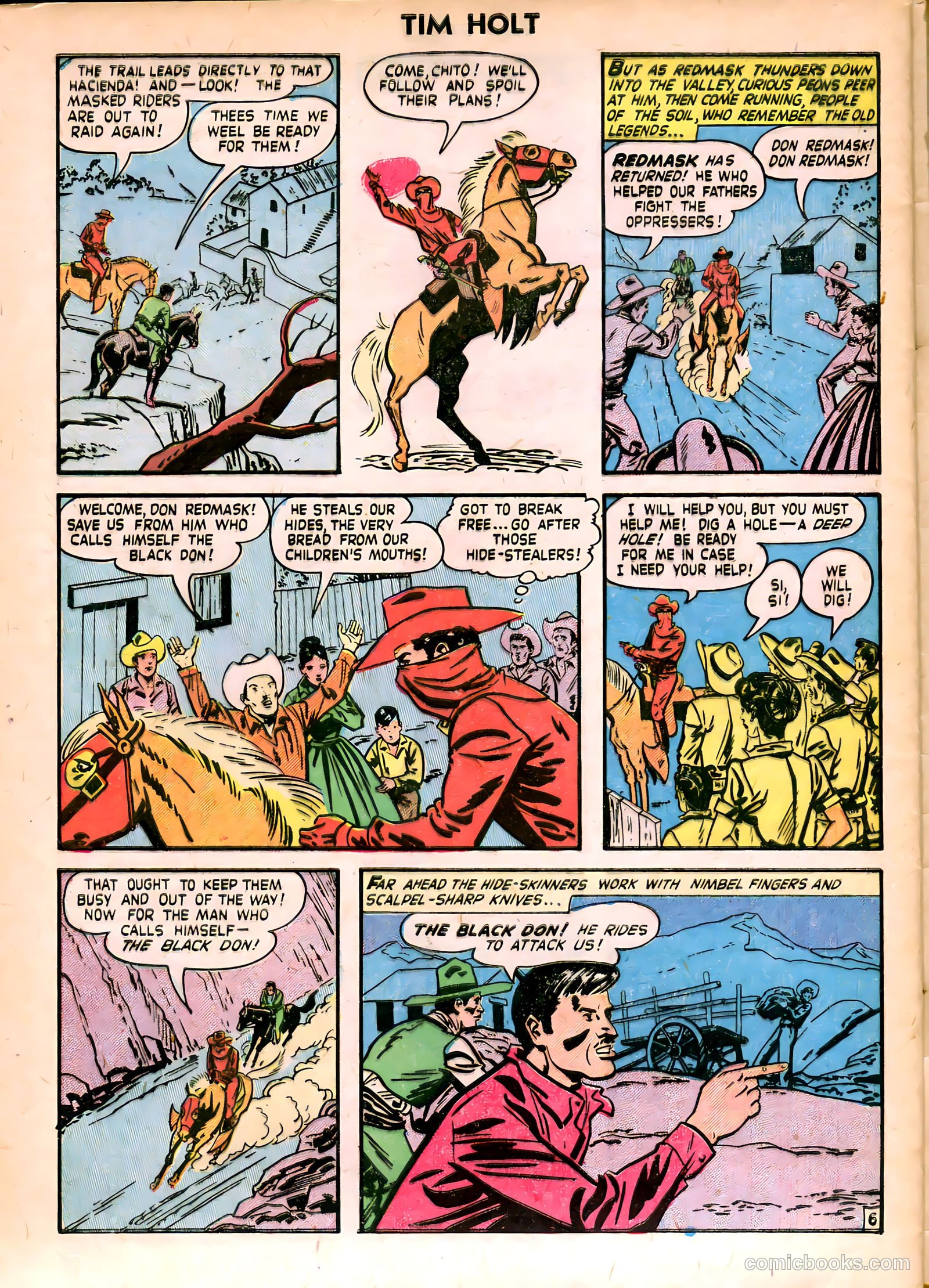 Tim Holt #23 (1951) — page 32 of 36