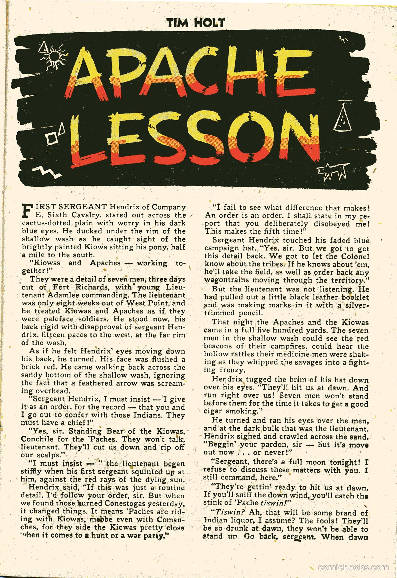 Tim Holt #24 (1951) — page 25 of 36