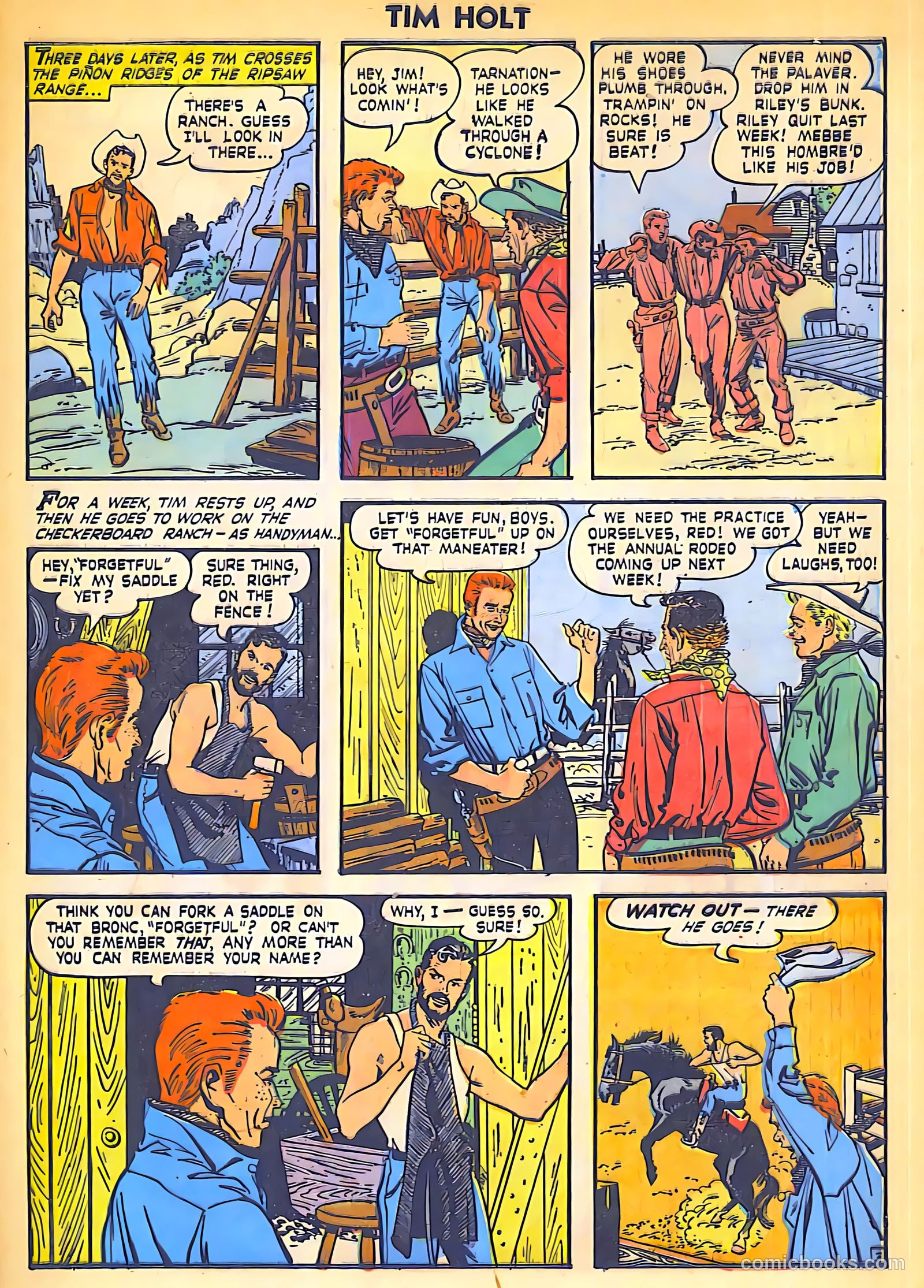 Tim Holt #24 (1951) — page 29 of 36