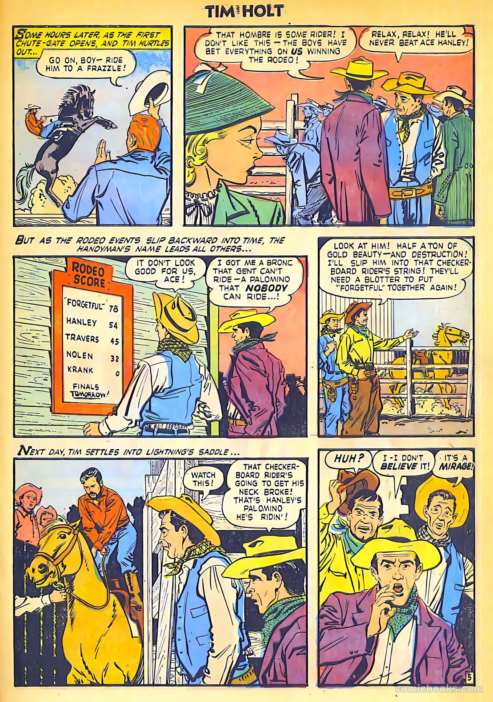 Tim Holt #24 (1951) — page 31 of 36