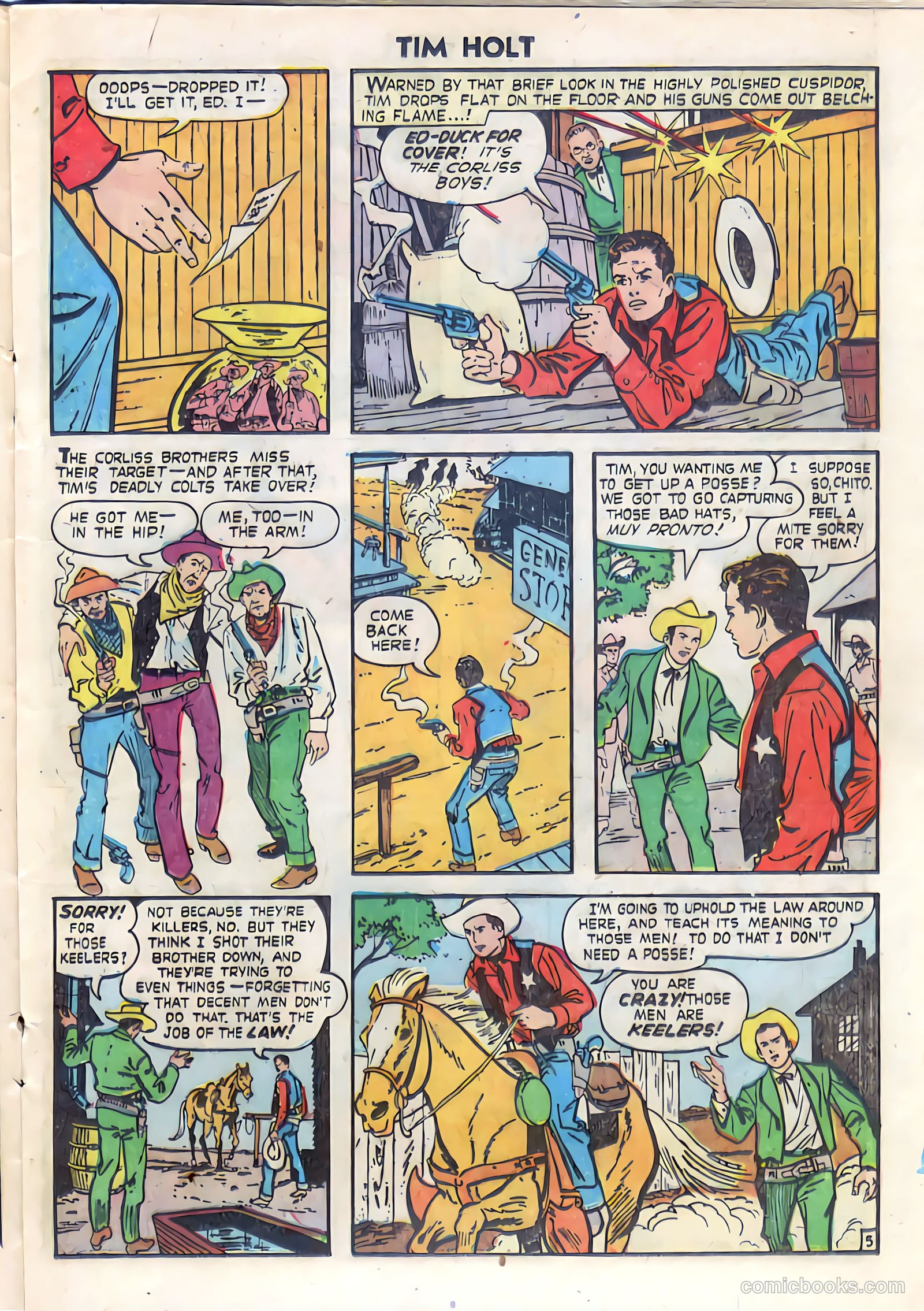 Tim Holt #25 (1951) — page 15 of 36