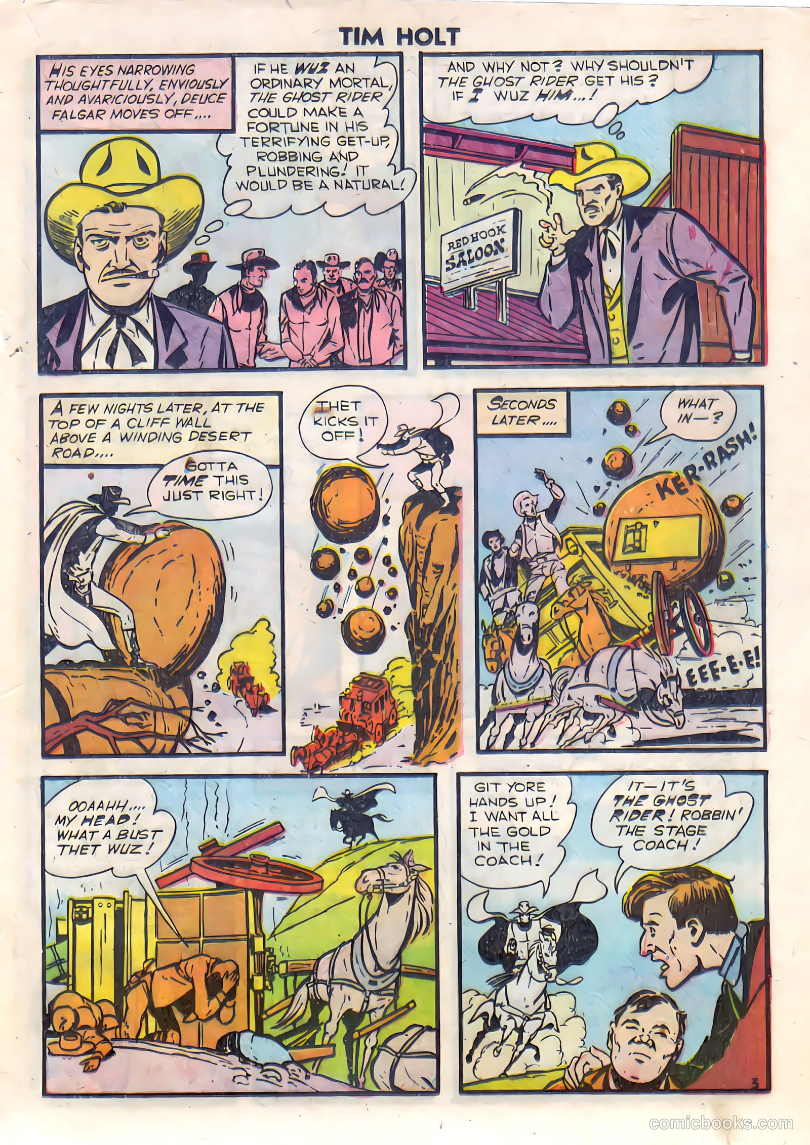 Tim Holt #25 (1951) — page 19 of 36