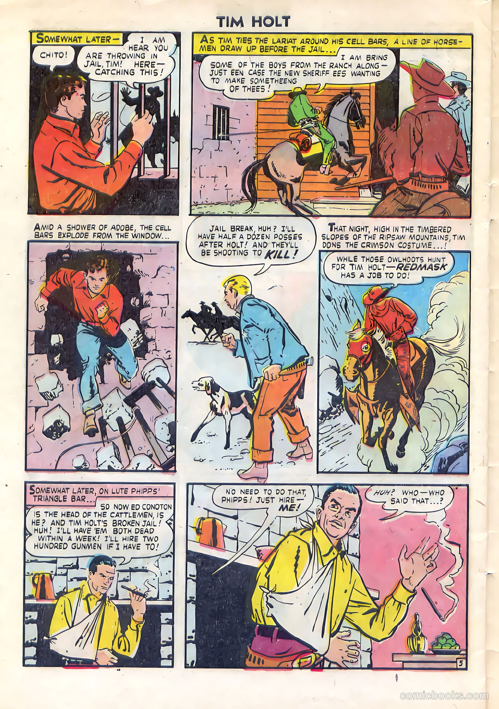 Tim Holt #25 (1951) — page 30 of 36