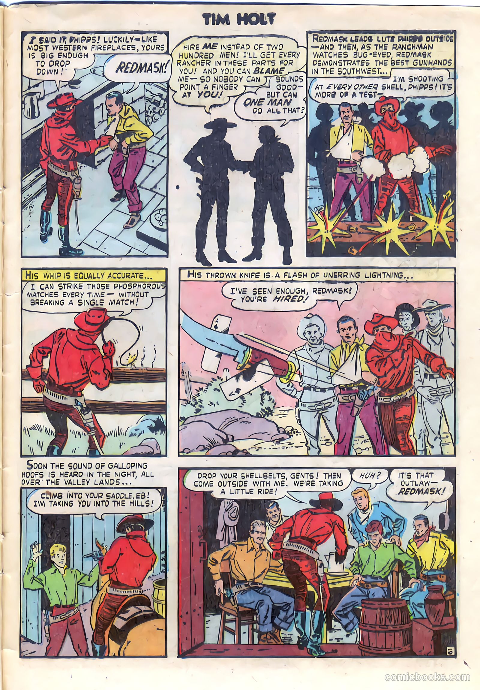 Tim Holt #25 (1951) — page 31 of 36