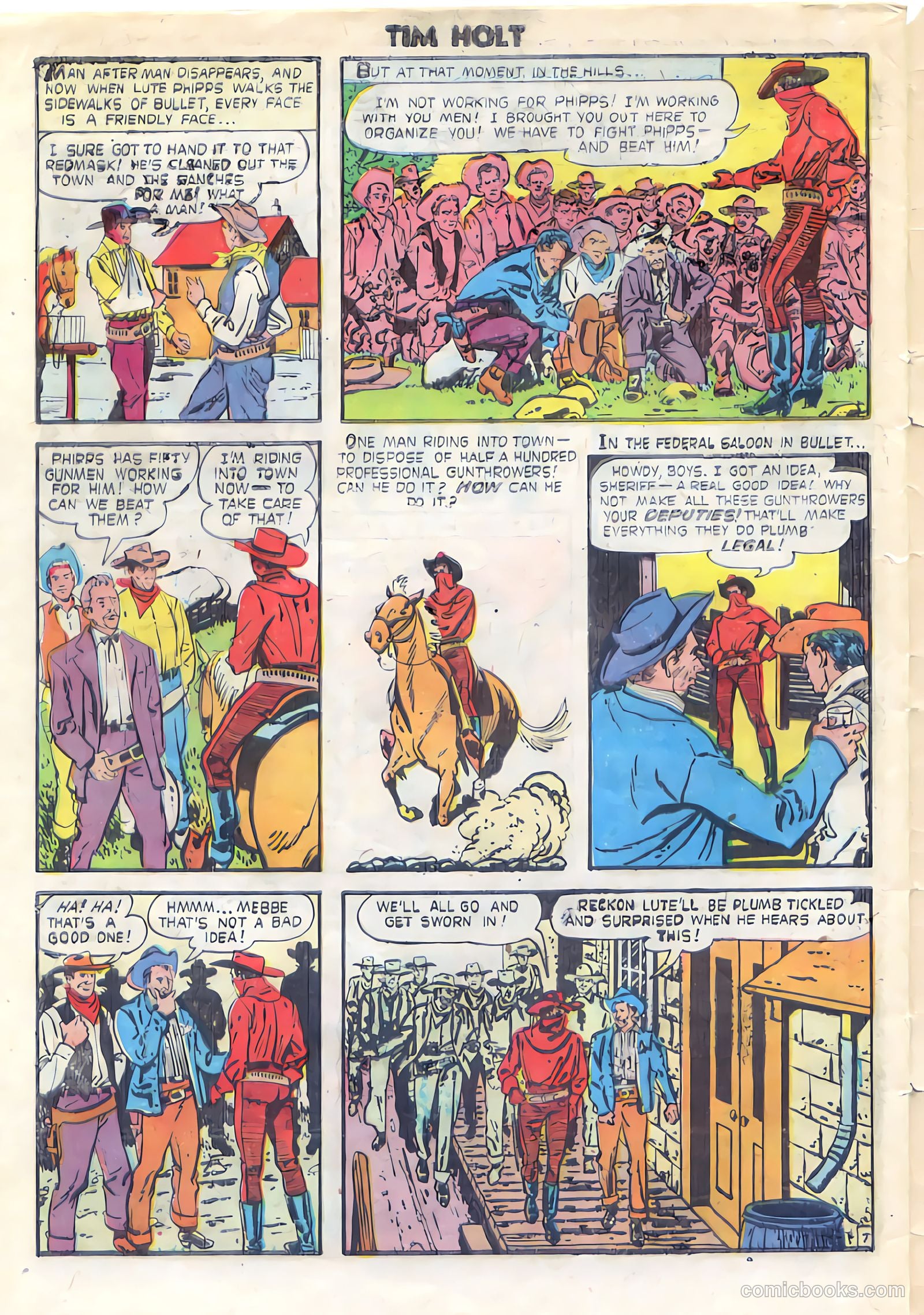 Tim Holt #25 (1951) — page 32 of 36
