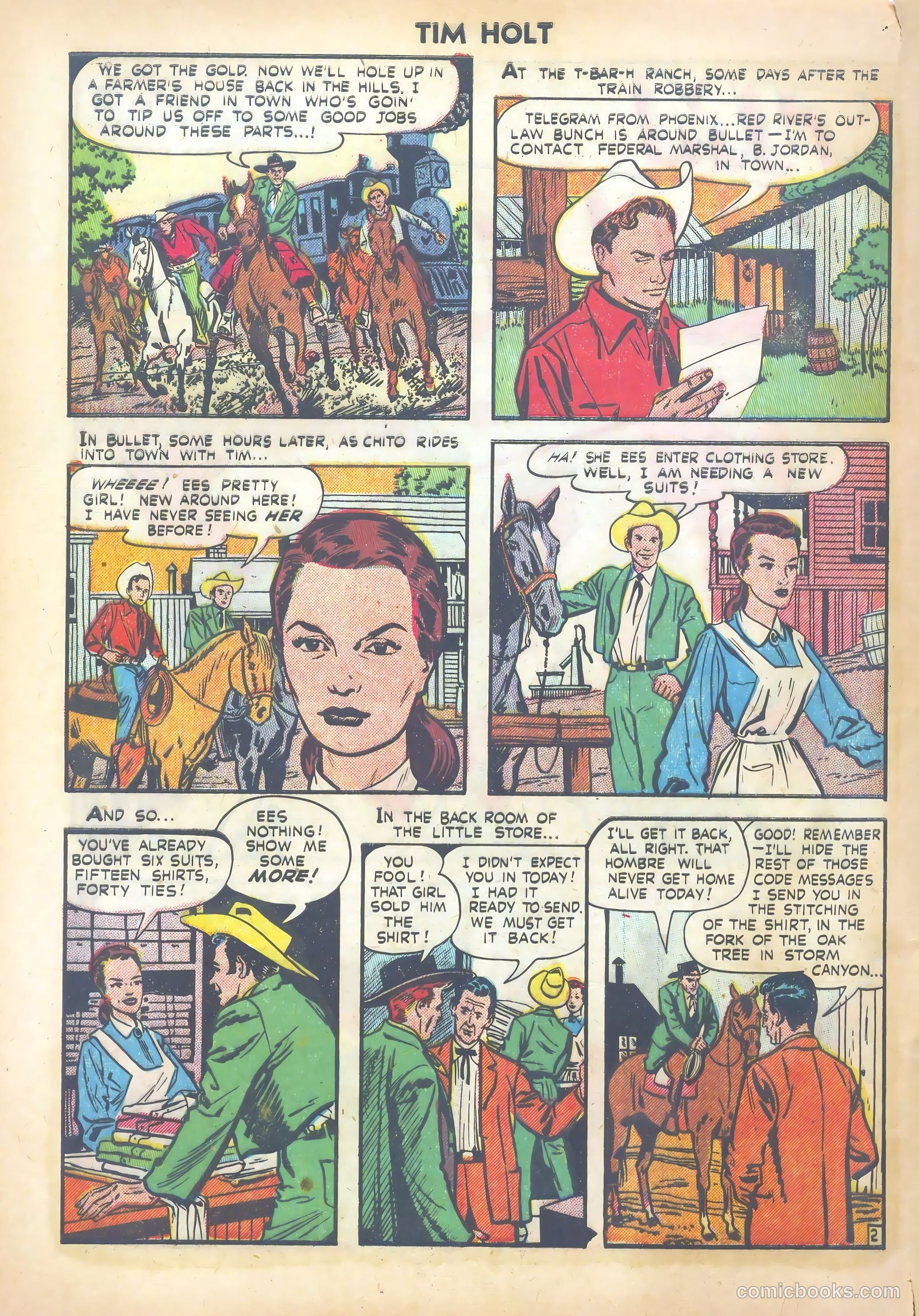 Tim Holt #26 (1951) — page 4 of 36