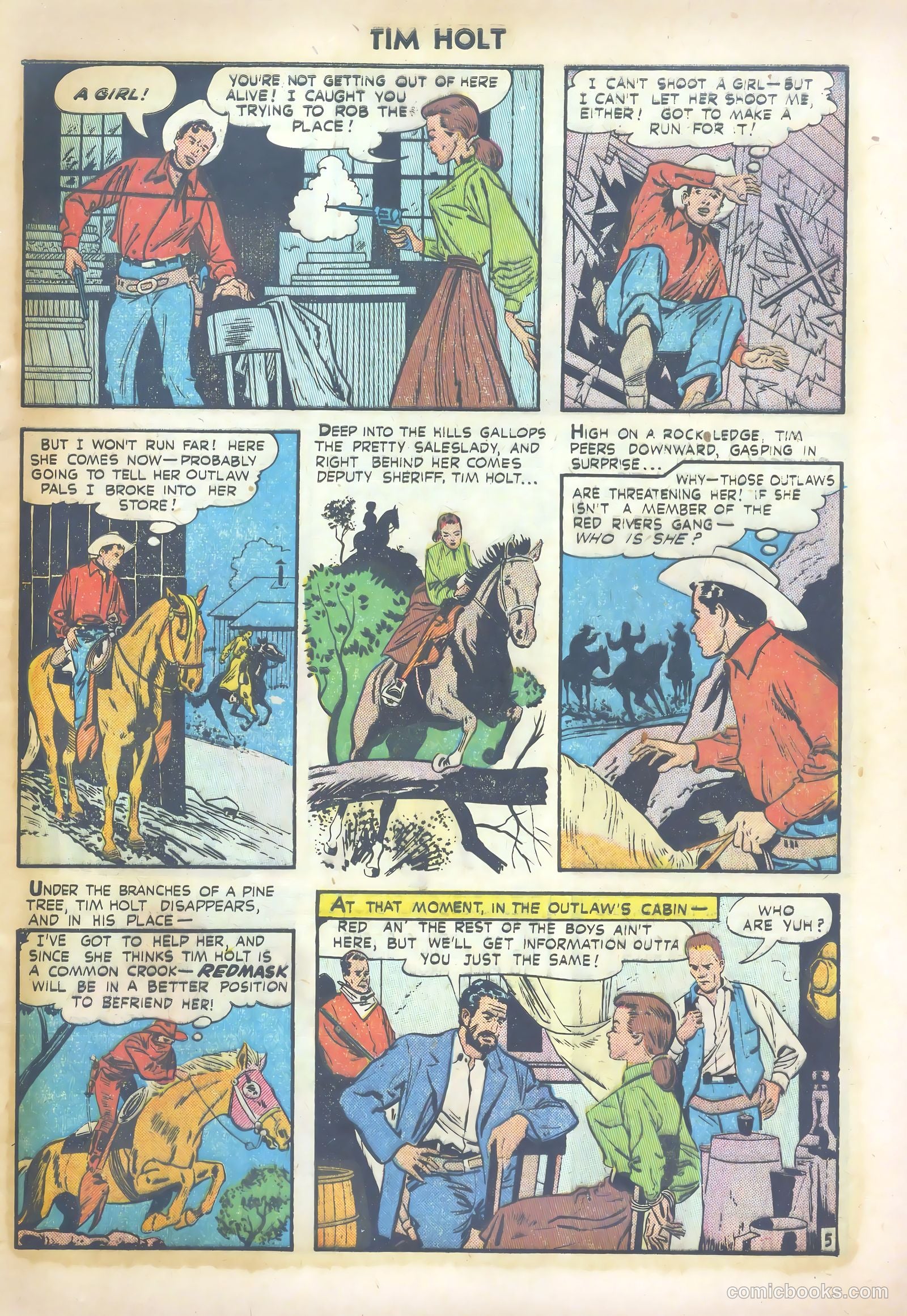 Tim Holt #26 (1951) — page 7 of 36