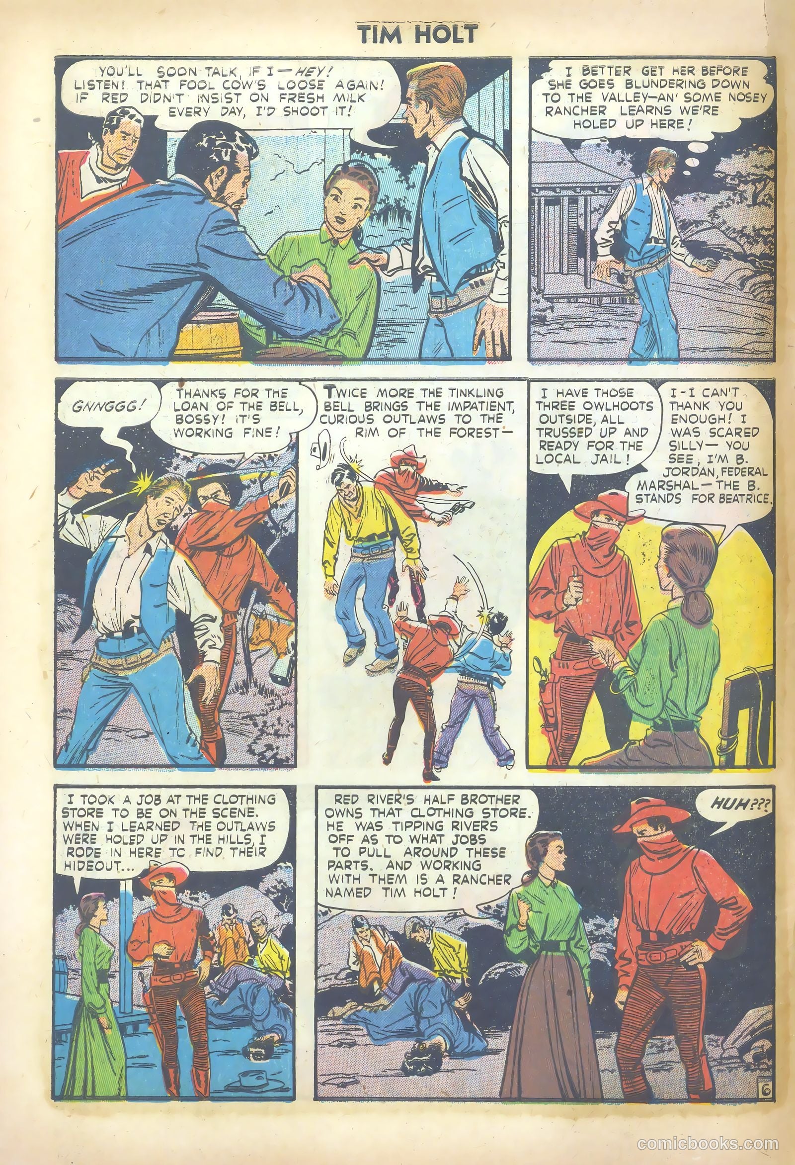 Tim Holt #26 (1951) — page 8 of 36