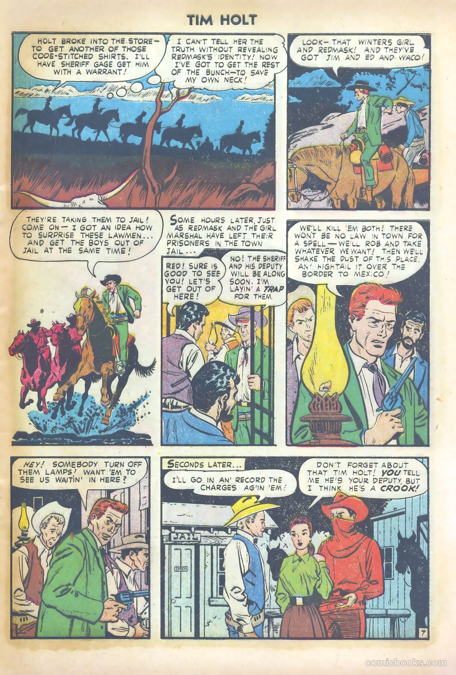 Tim Holt #26 (1951) — page 9 of 36