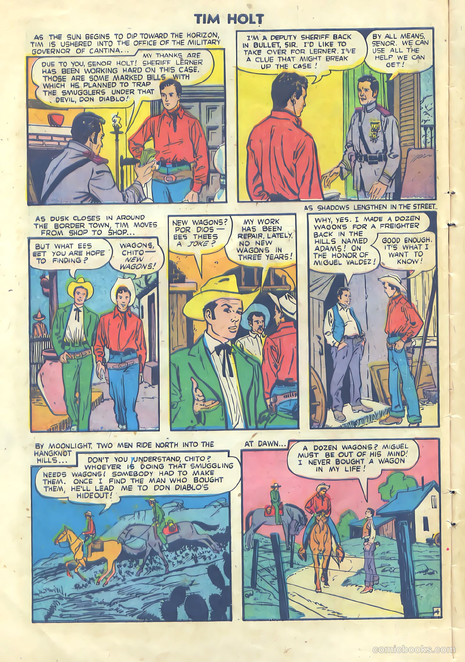 Tim Holt #28 (1952) — page 6 of 36