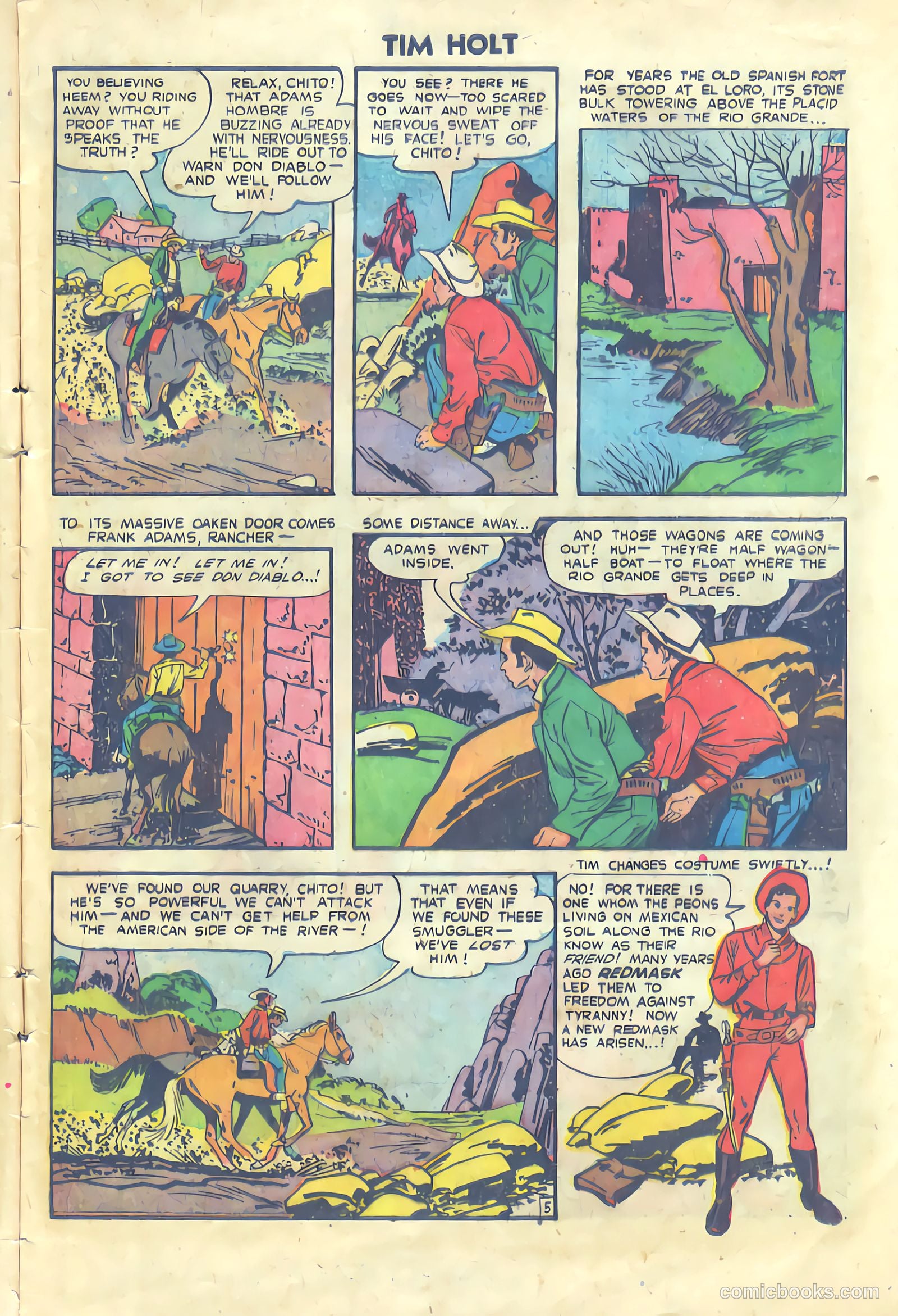 Tim Holt #28 (1952) — page 7 of 36