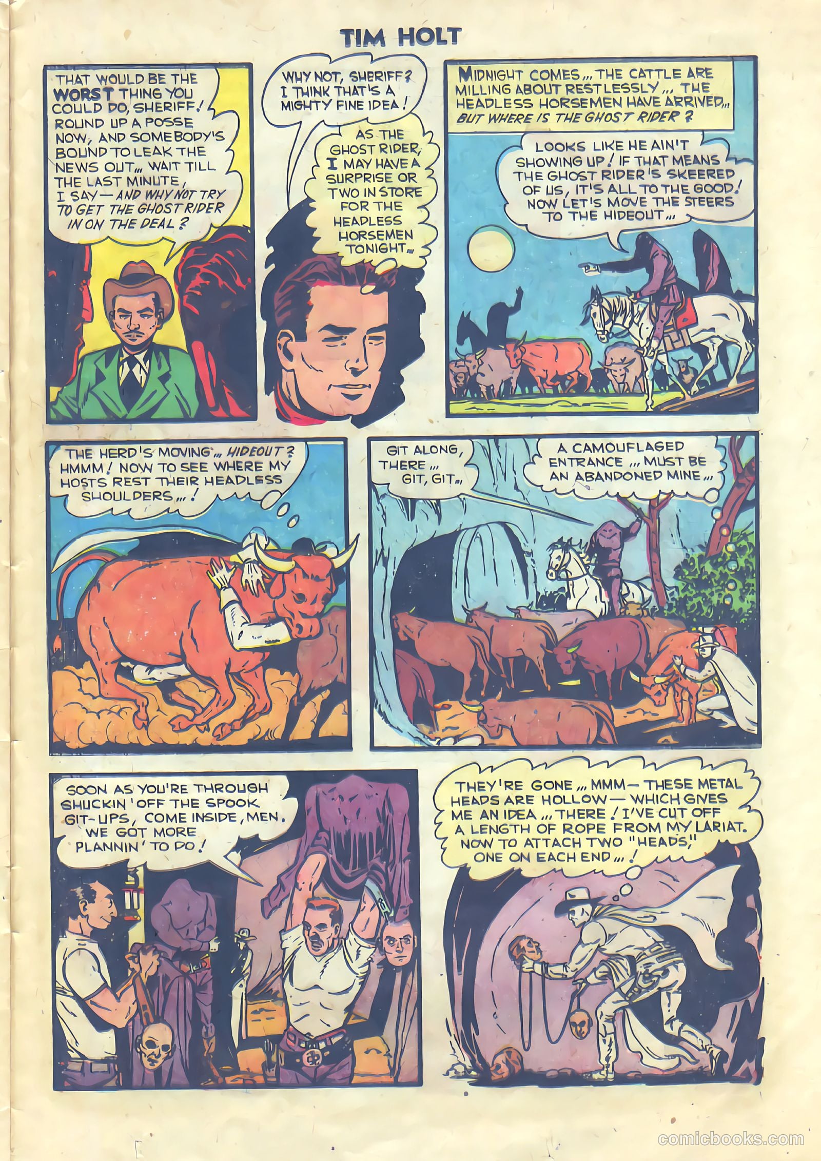 Tim Holt #28 (1952) — page 23 of 36