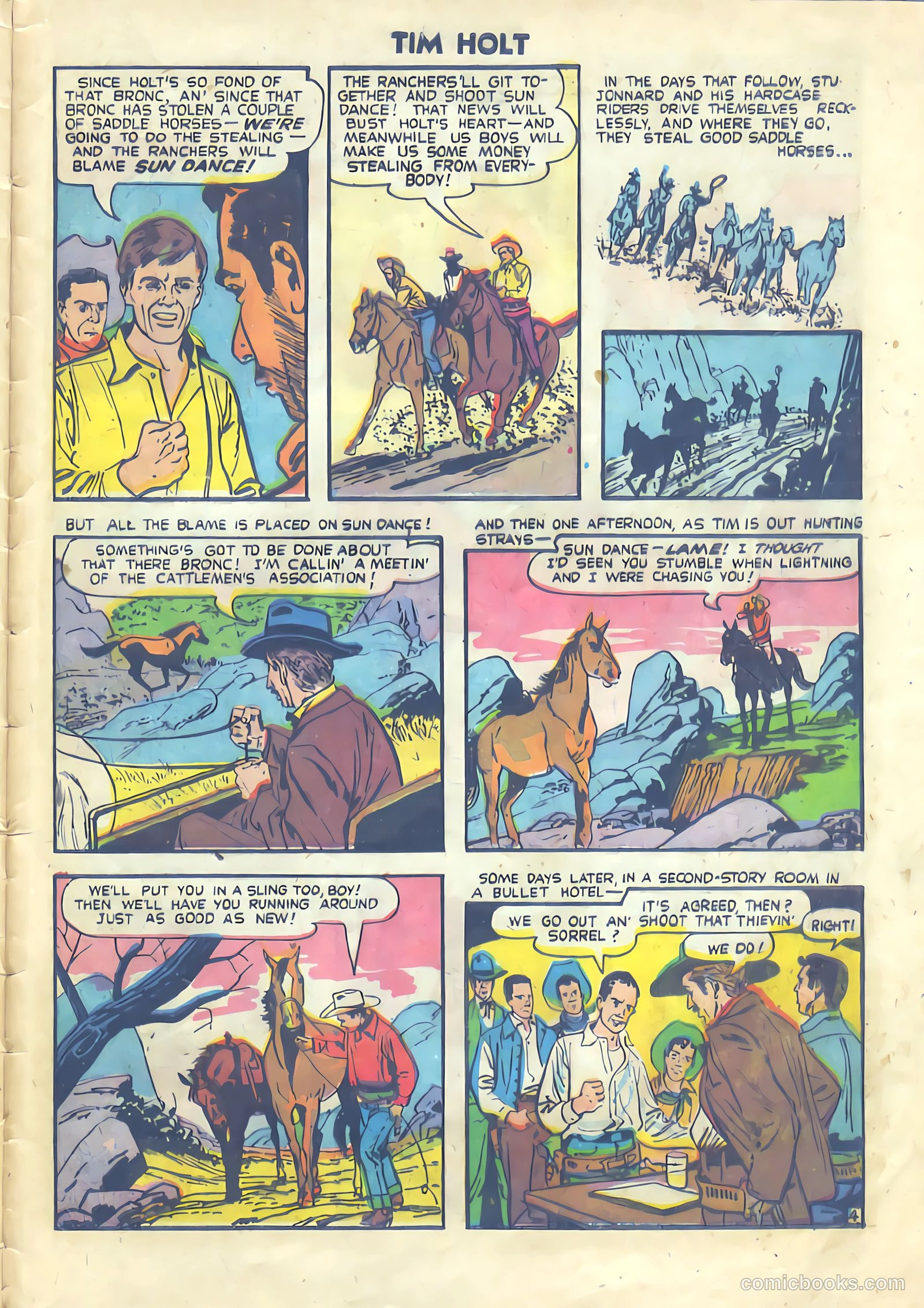 Tim Holt #28 (1952) — page 31 of 36