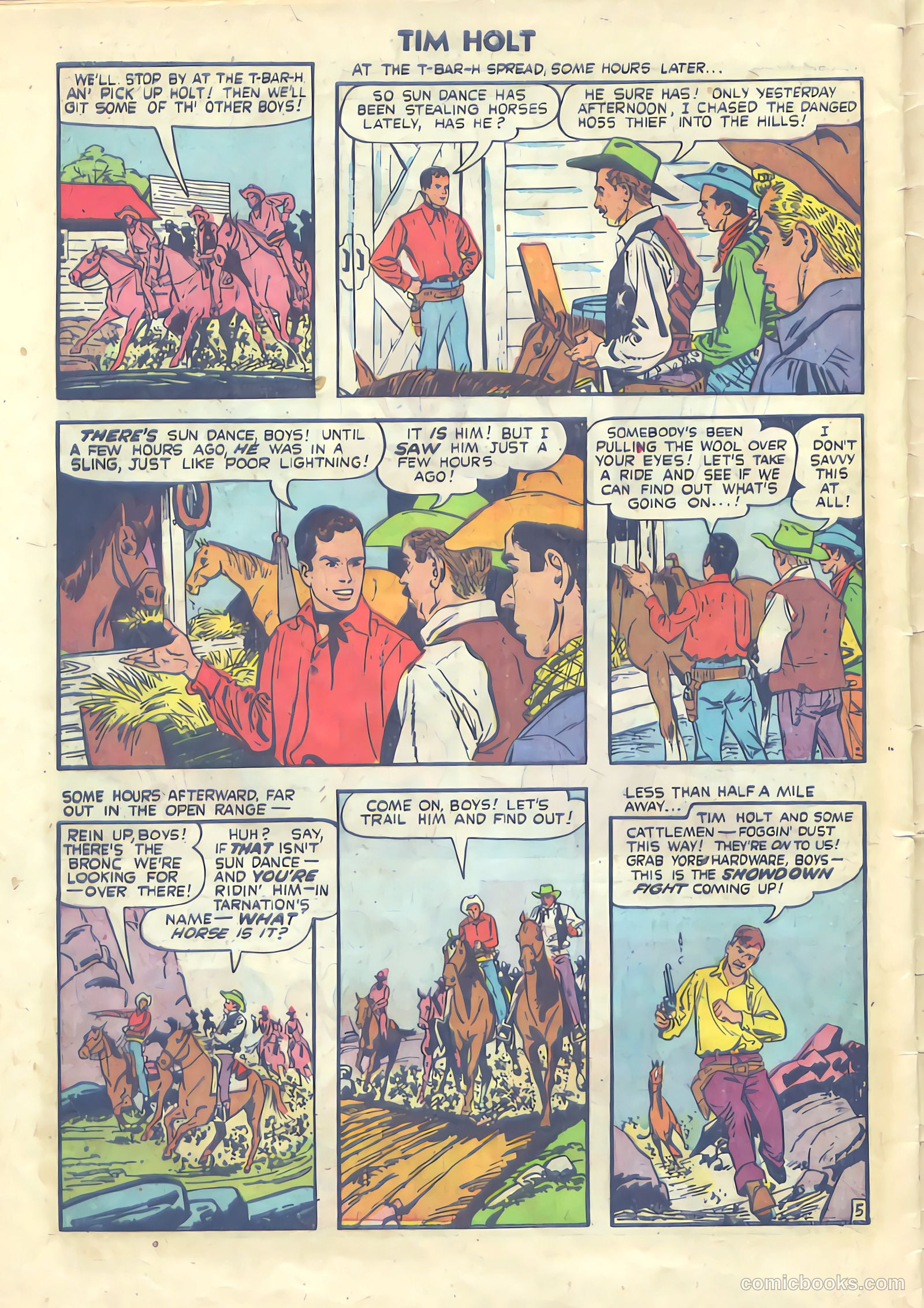 Tim Holt #28 (1952) — page 32 of 36
