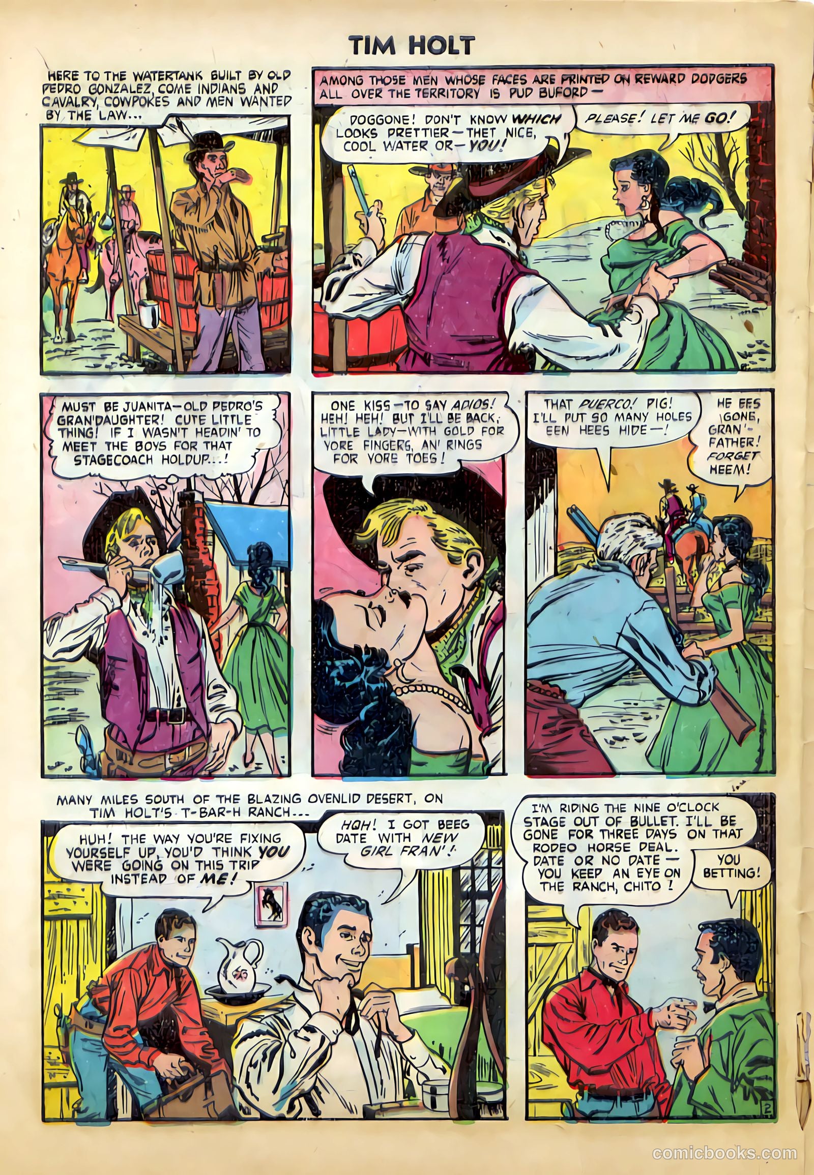 Tim Holt #29 (1952) — page 28 of 36