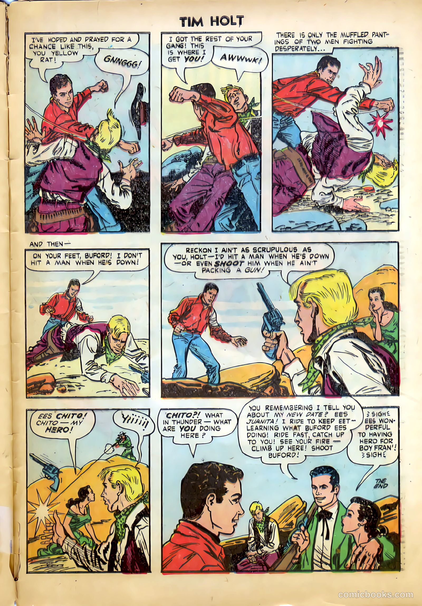Tim Holt #29 (1952) — page 33 of 36