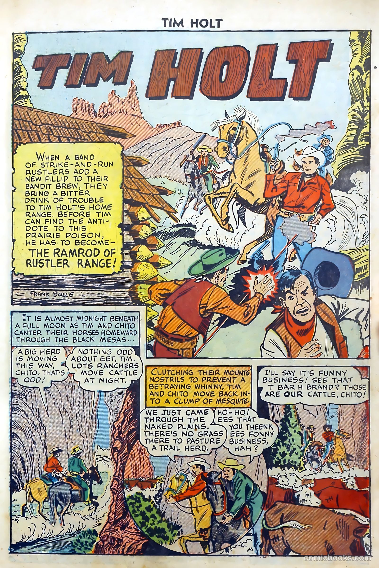 Tim Holt #3 (1948) — page 3 of 36