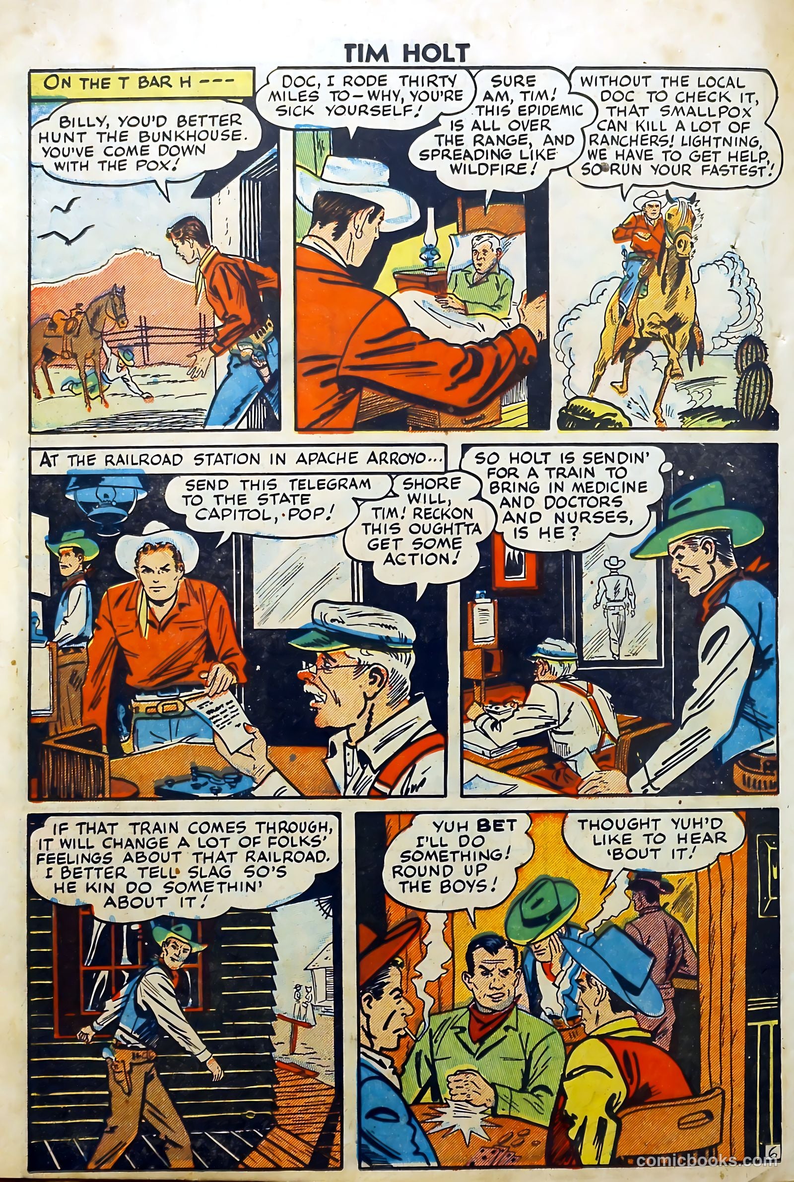 Tim Holt #3 (1948) — page 32 of 36