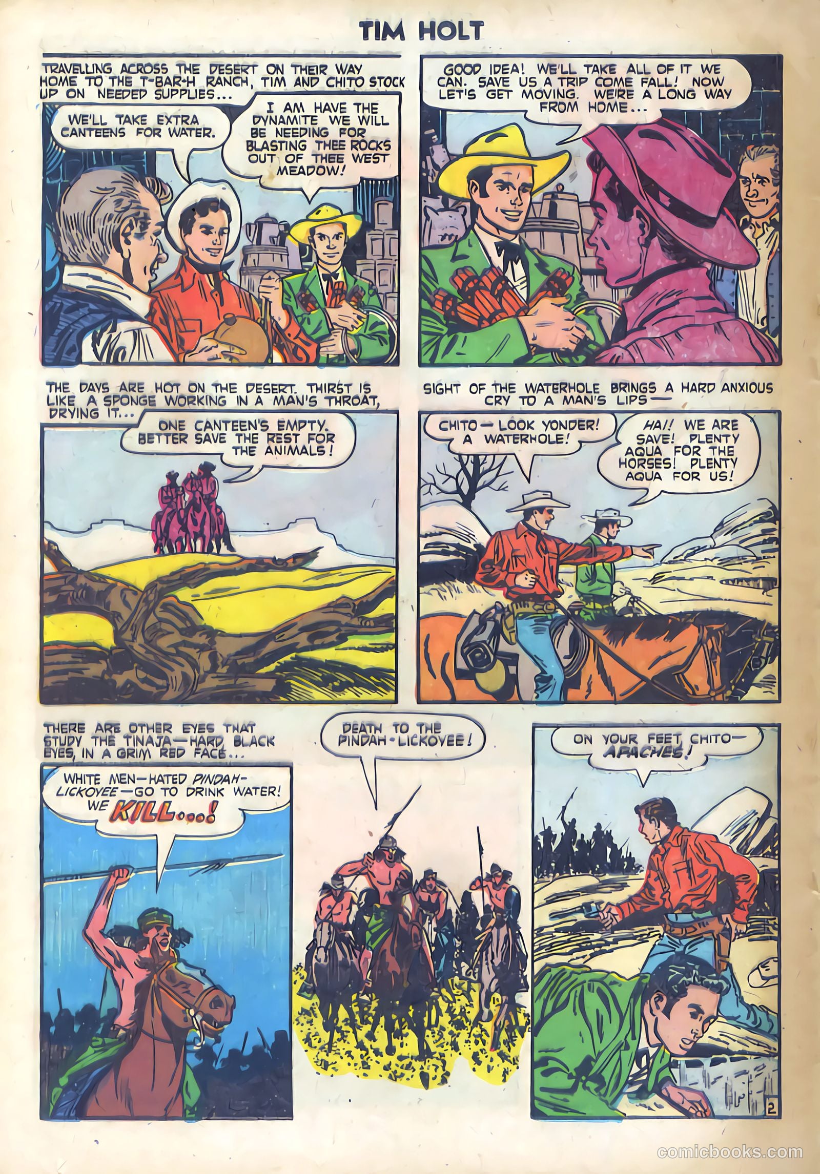 Tim Holt #30 (1952) — page 22 of 36