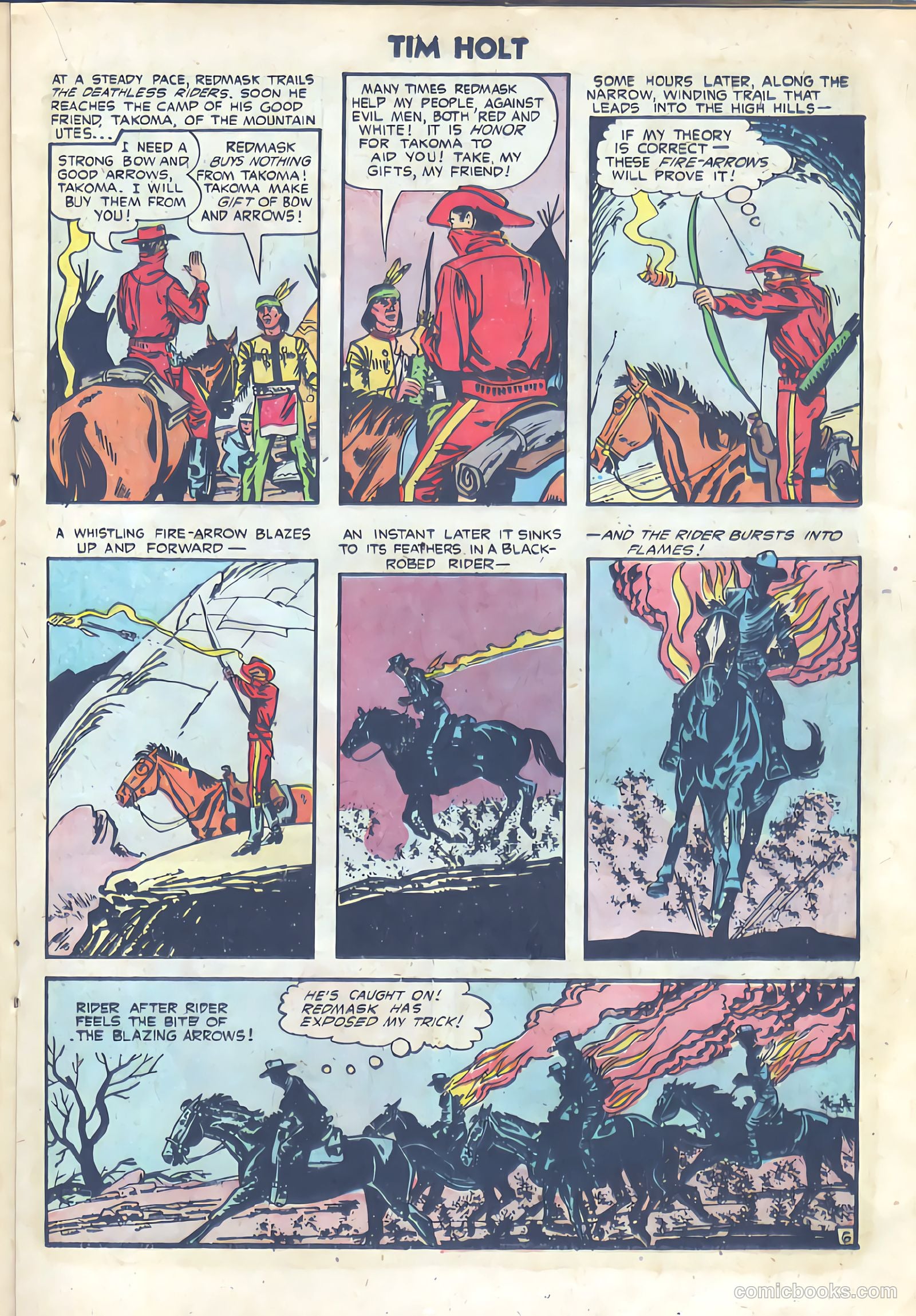 Tim Holt #31 (1952) — page 17 of 36