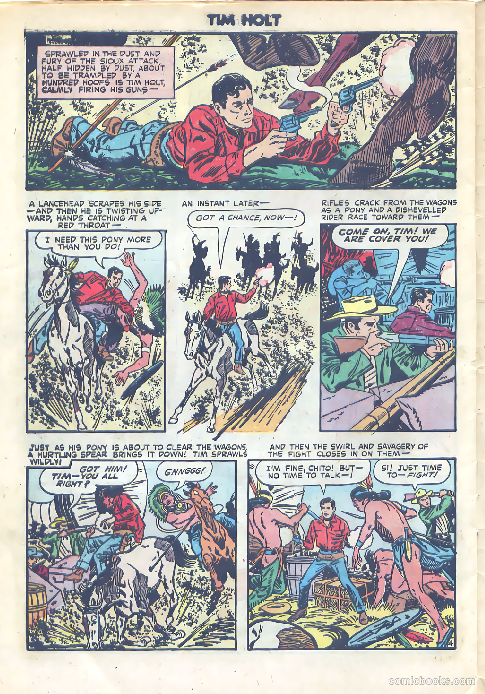 Tim Holt #31 (1952) — page 30 of 36