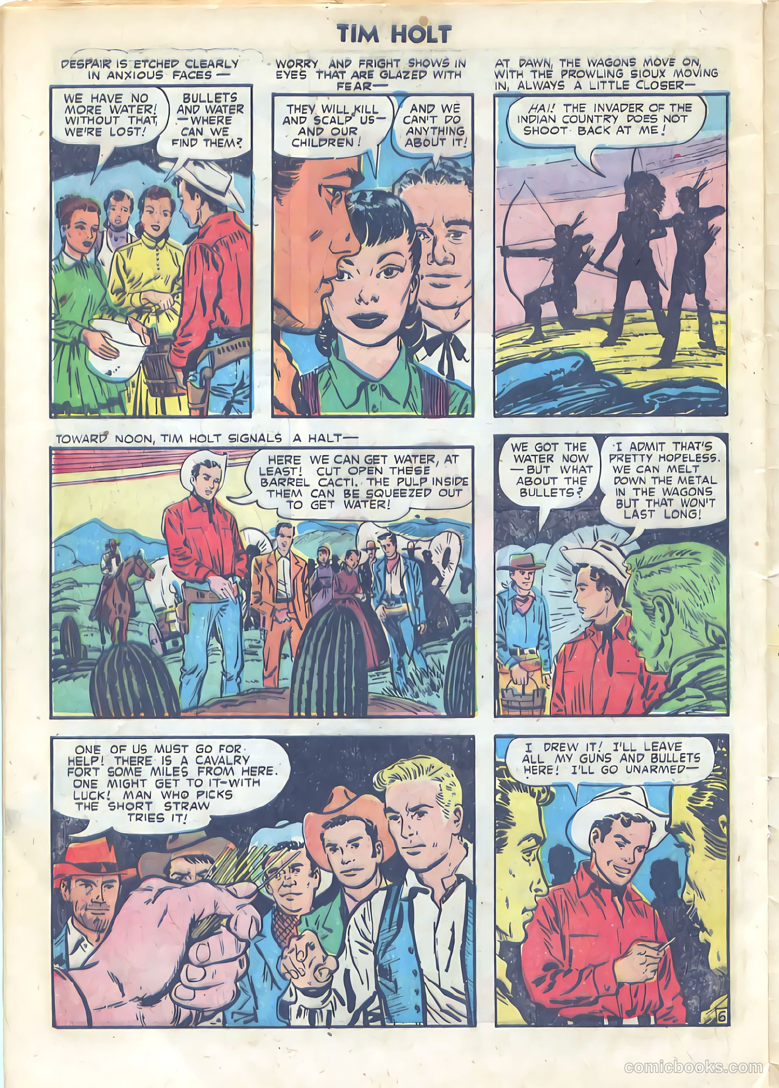 Tim Holt #31 (1952) — page 32 of 36