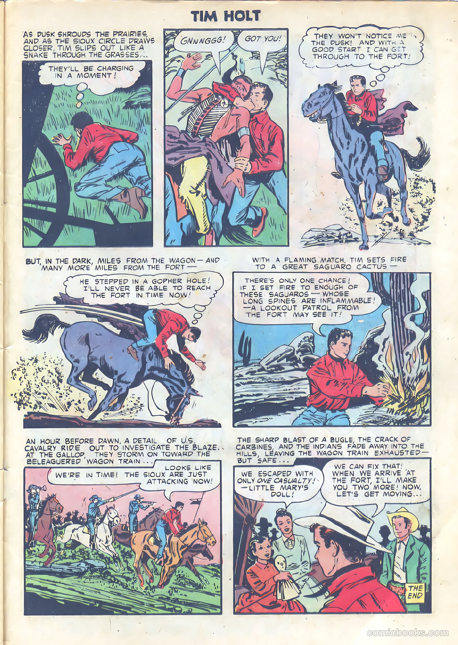 Tim Holt #31 (1952) — page 33 of 36