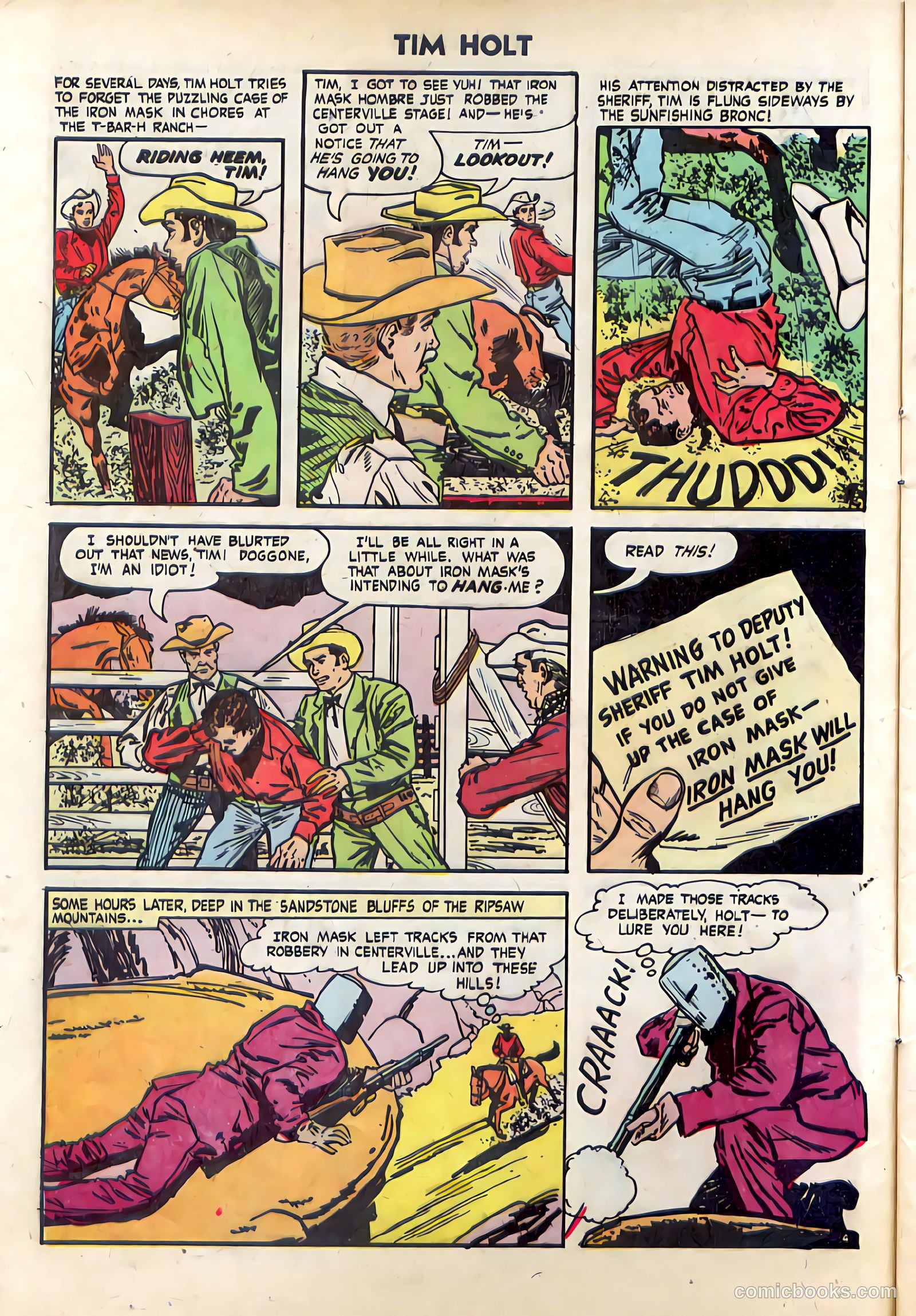 Tim Holt #32 (1952) — page 6 of 36