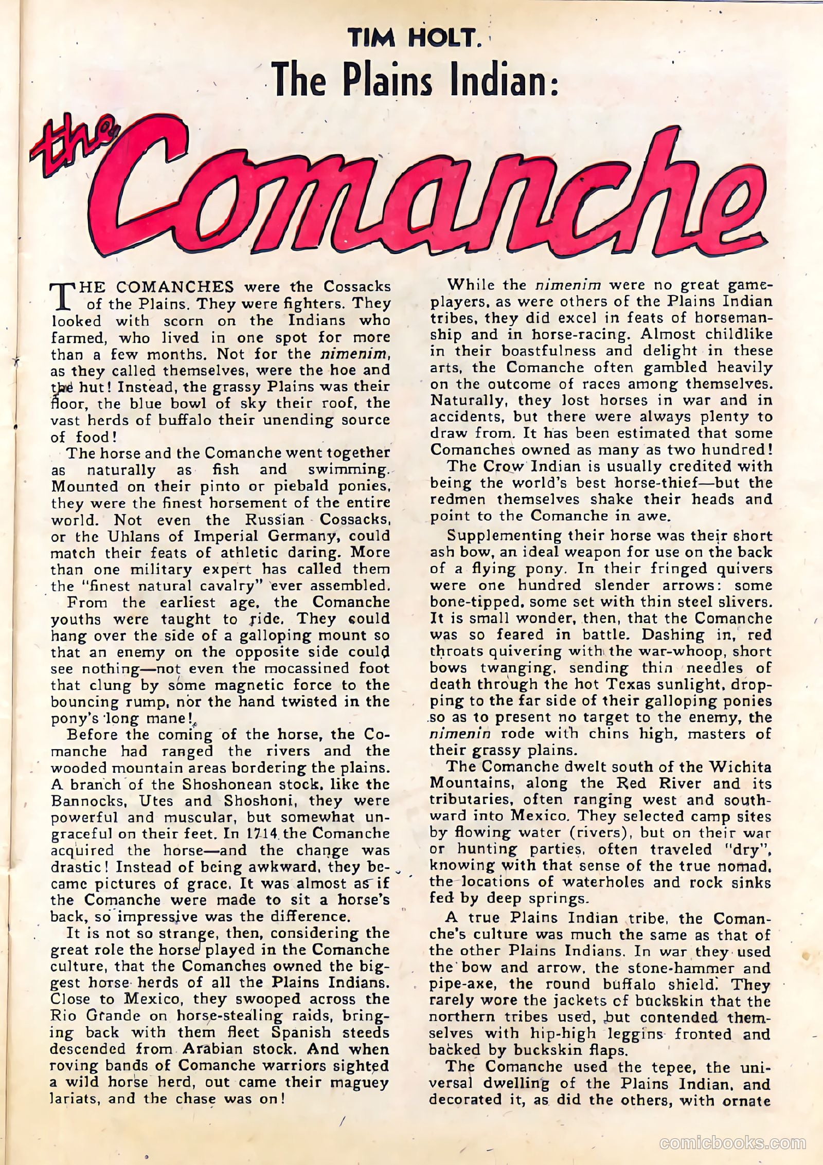 Tim Holt #32 (1952) — page 25 of 36