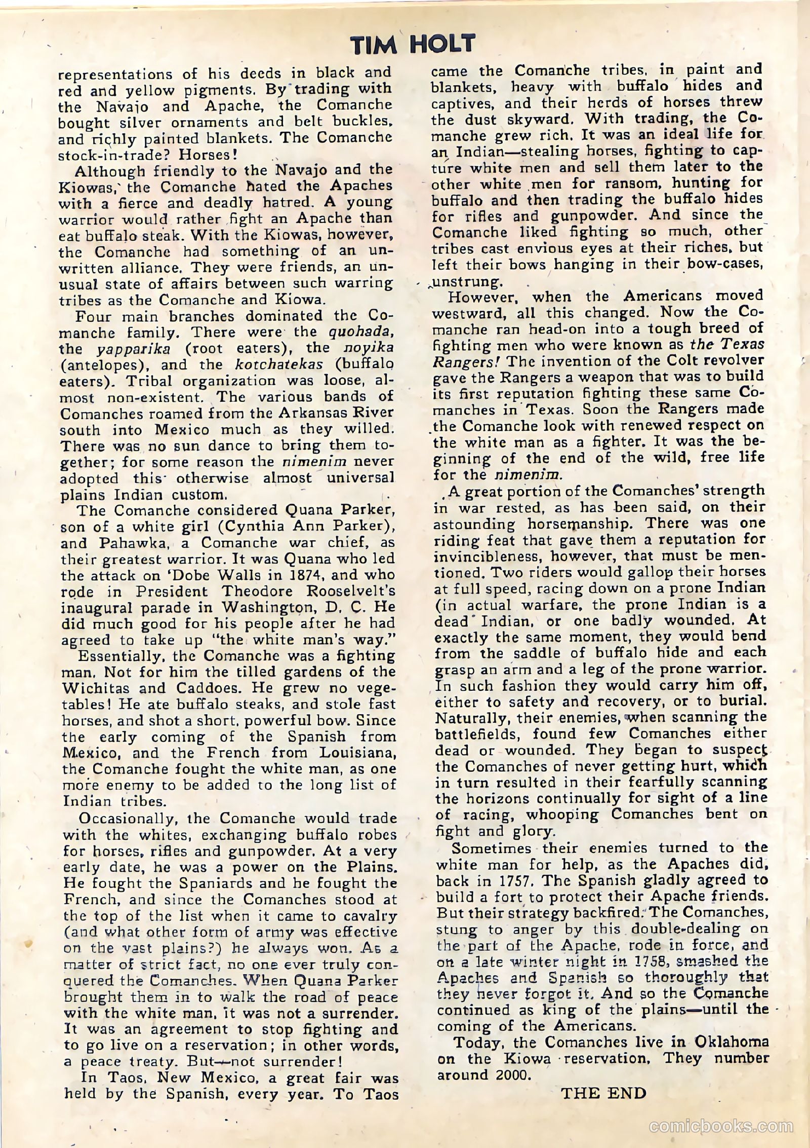 Tim Holt #32 (1952) — page 26 of 36